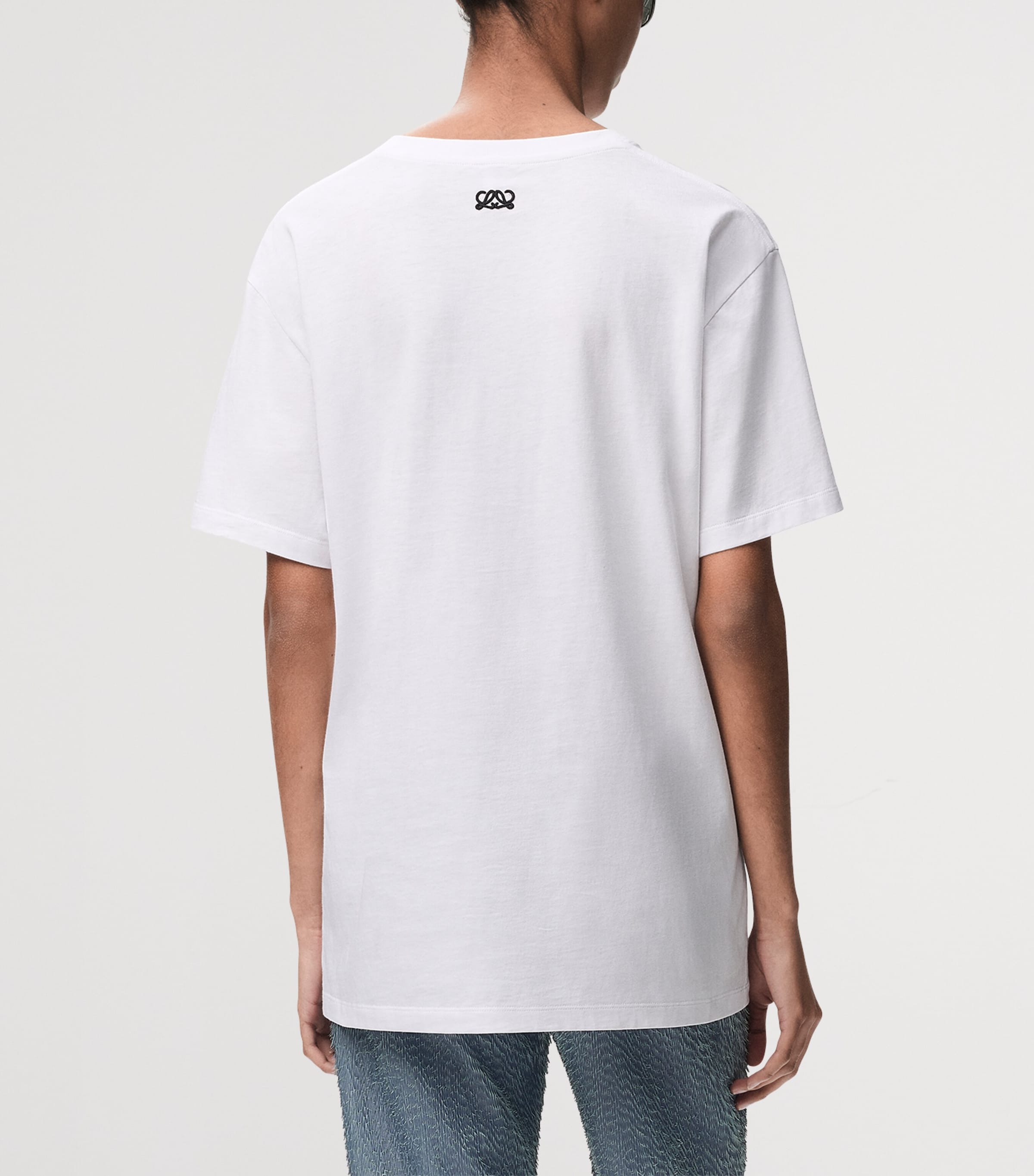 Loewe Cotton-blend Printed T-shirt In White
