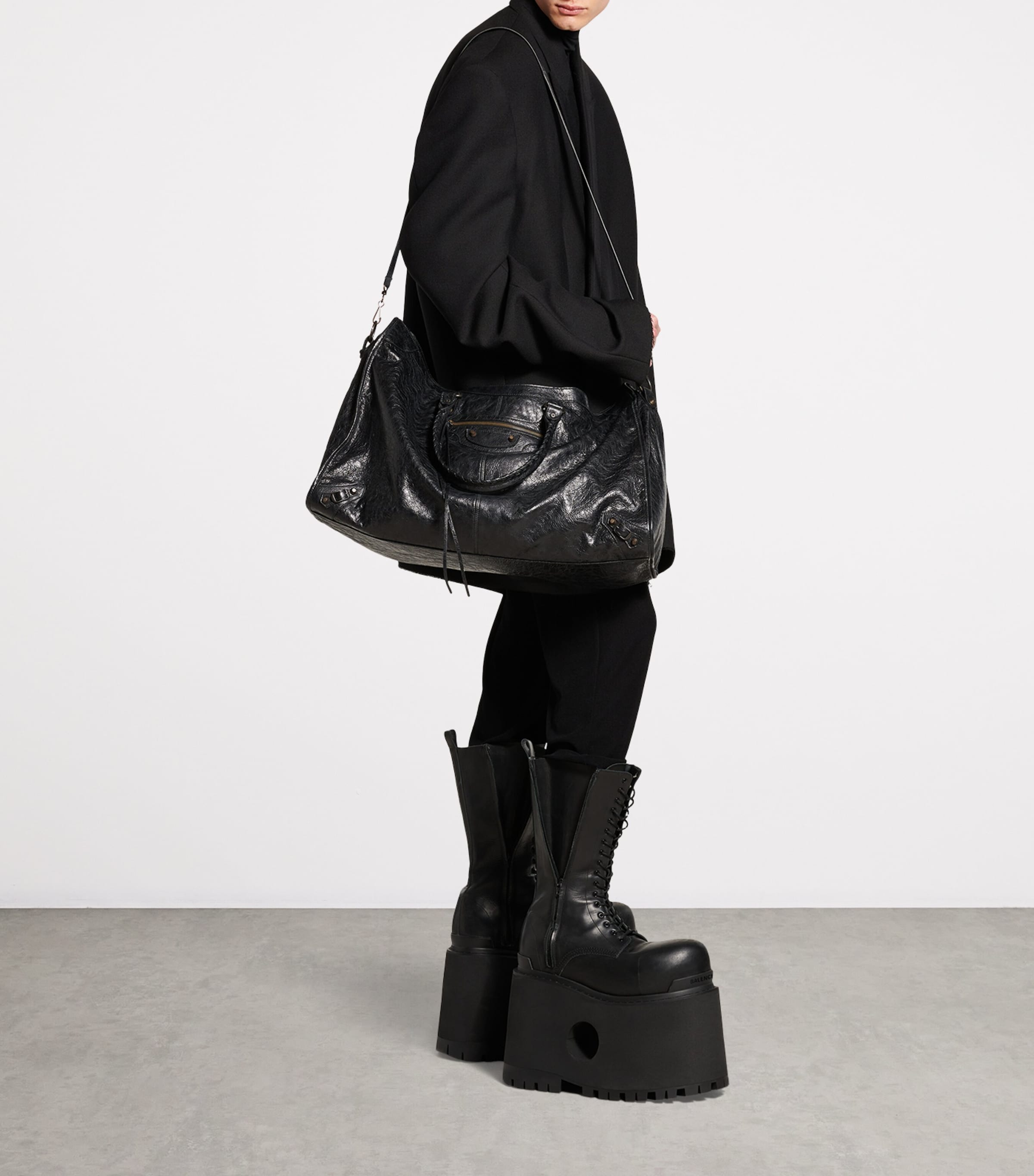 Leather Le City Travel Top-Handle Bag 1000 Image 5