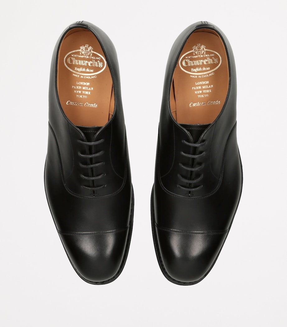 Leather Consul Oxford Shoes BLACK Image 4