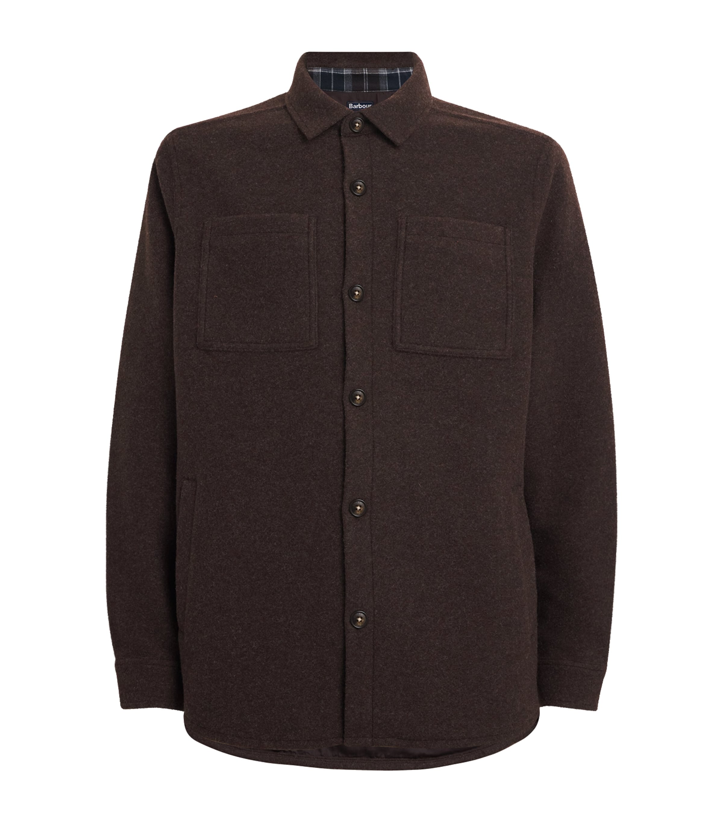 Barbour Tailored Marlow Overshirt In Brown