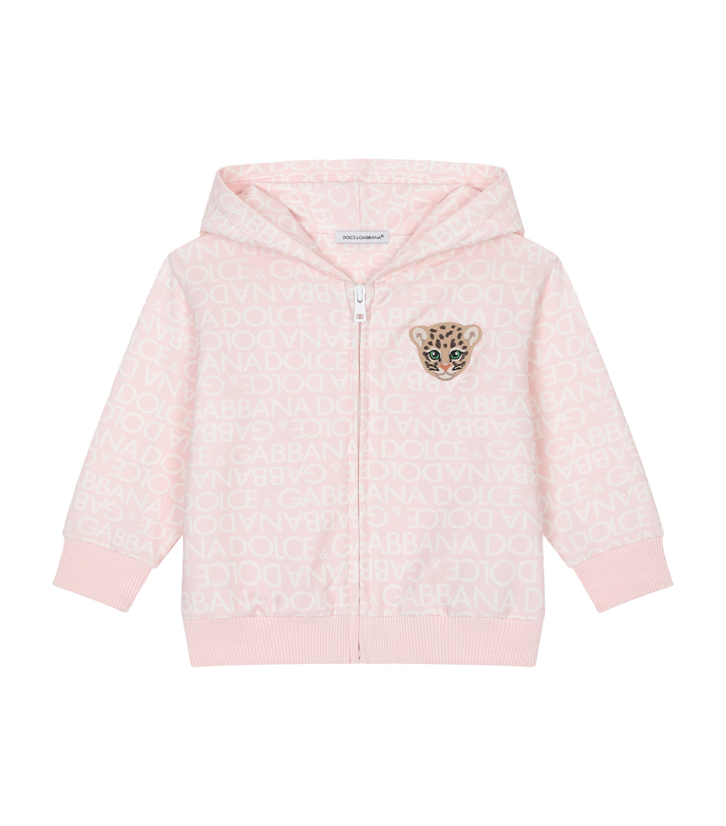 Dolce&Gabbana Kids Logo Hoodie (3-30 Months) Hfxca Dg Bianco Image 1