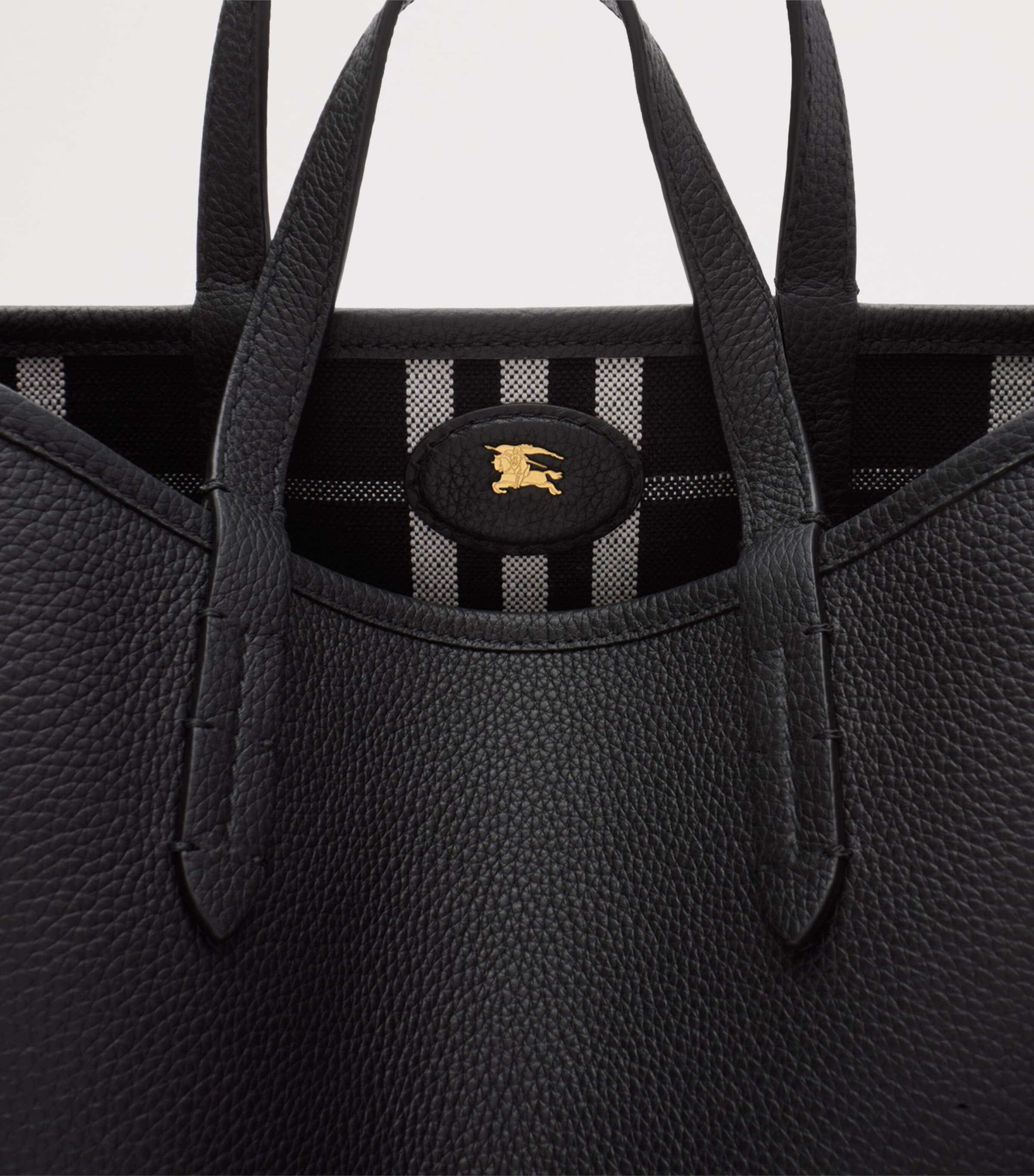 Mini Leather Reversible Bloomsbury Tote​ Bag BLACKBLACK CALICO Image 5