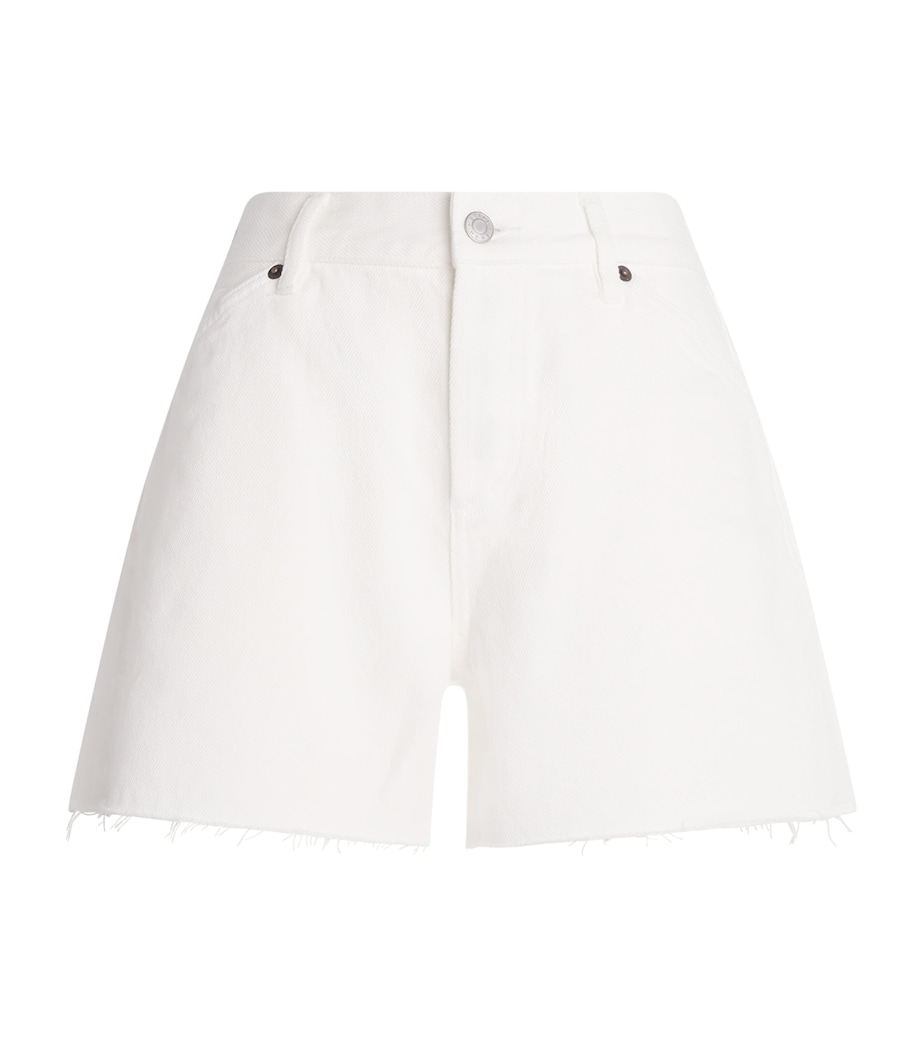 STILL HERE Womens Denim Shorts Milk Image 1
