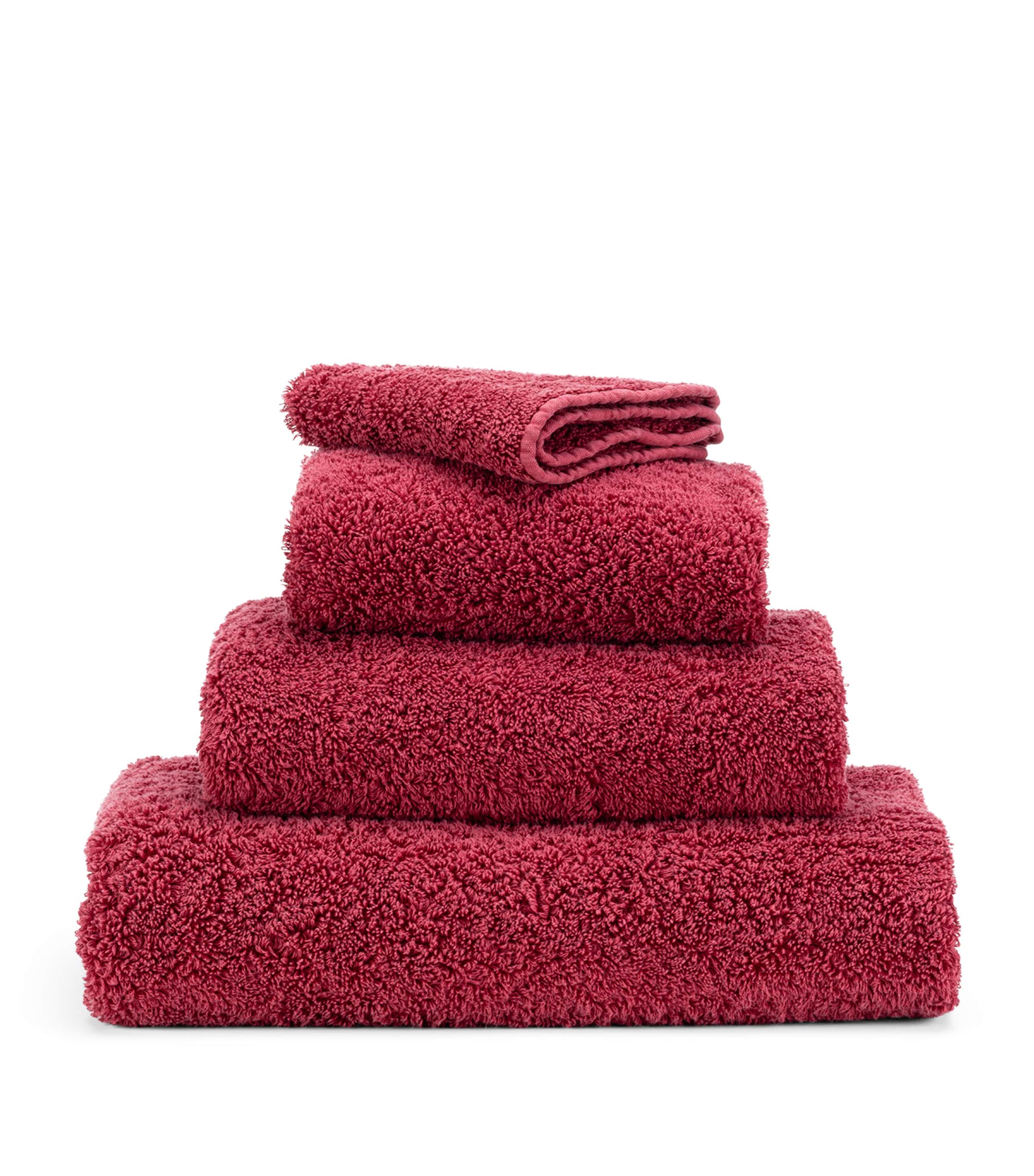Abyss & Habidecor Egyptian Cotton Superpile Bath Sheet In Pink