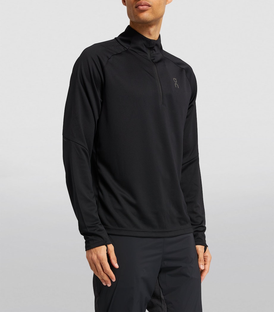 Long-Sleeve Climate Top BLACK Image 3