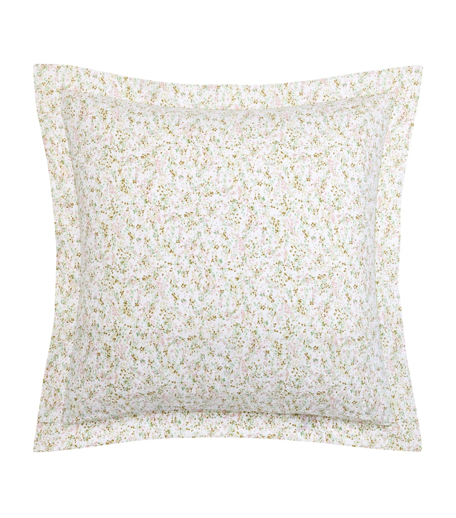 Yves Delorme Floral Gaura Square Oxford Pillowcase (65cm x 65cm) Multicoloured Image 2