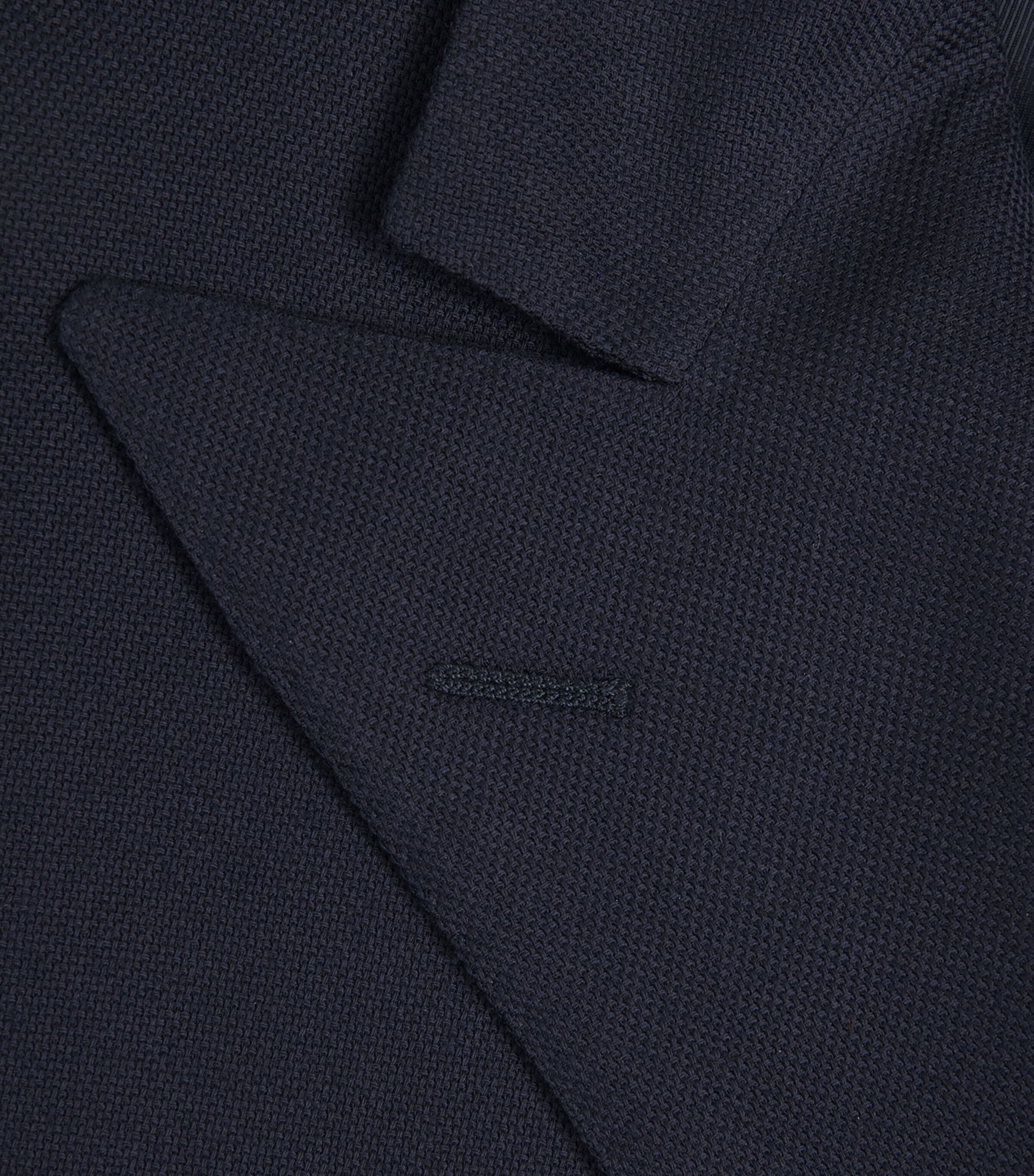 Virgin Wool Double-Breasted Blazer 001 NAVY BLUE Image 5