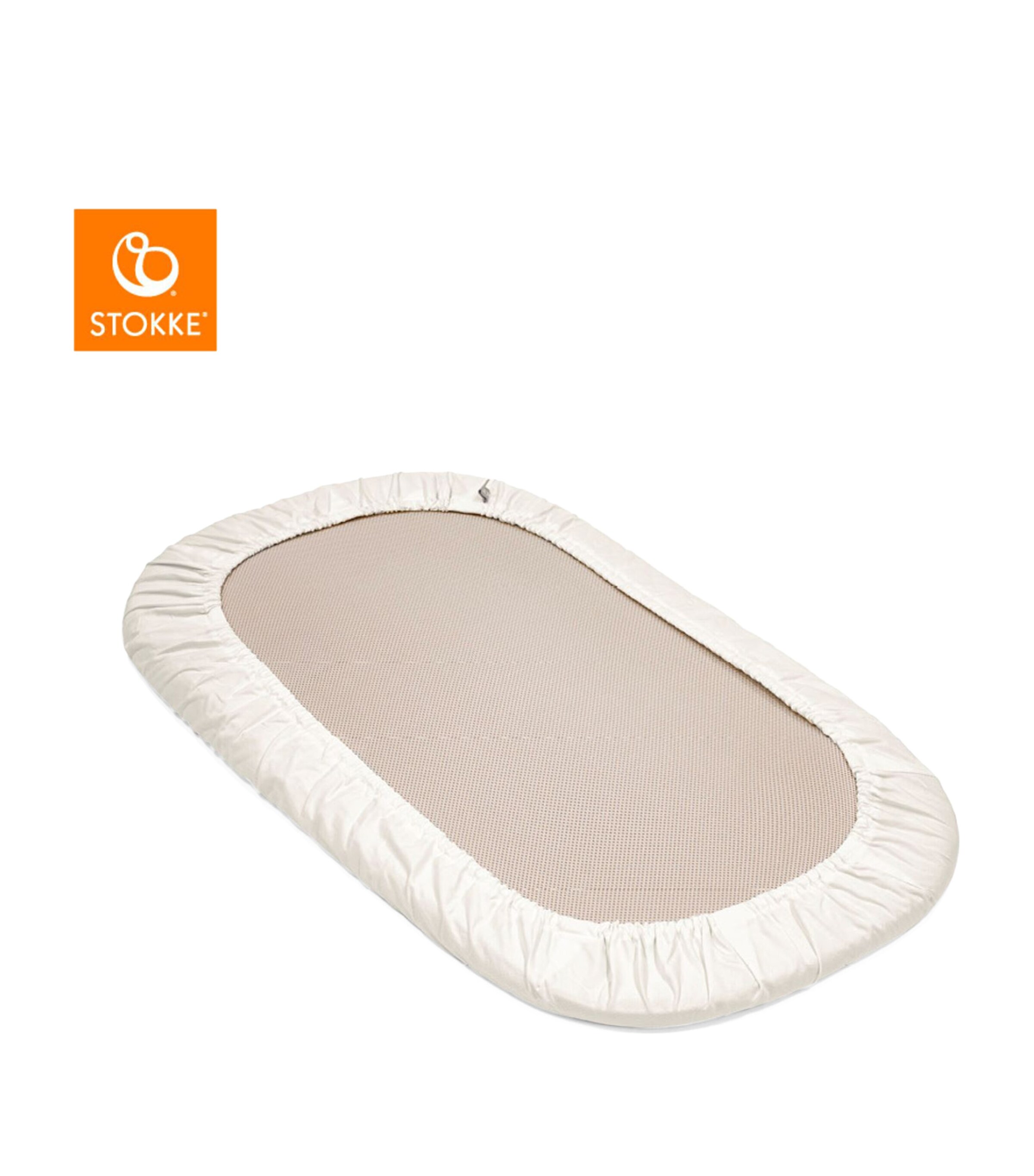 Pack of 2 Snoozi Fitted Sheets DAND BEIGE/VANILLA Image 6