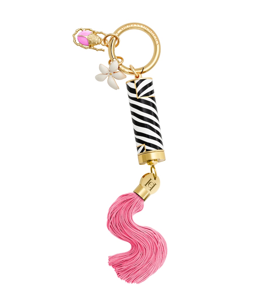 Herrera Lipstick Case Tassel Charm PINK Image 3