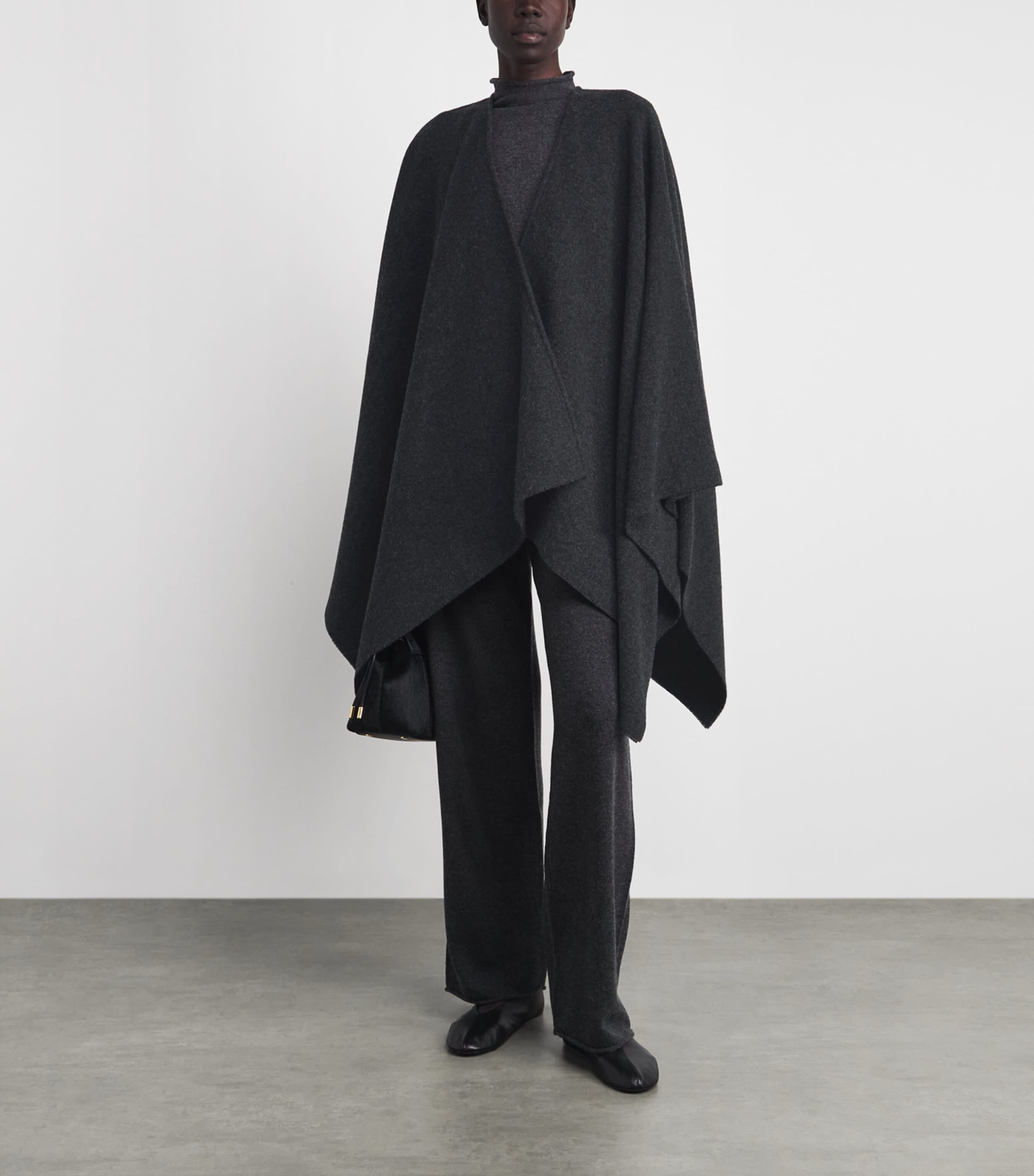MM Womens Wool-Blend Cardigan Dark Grey Image 2