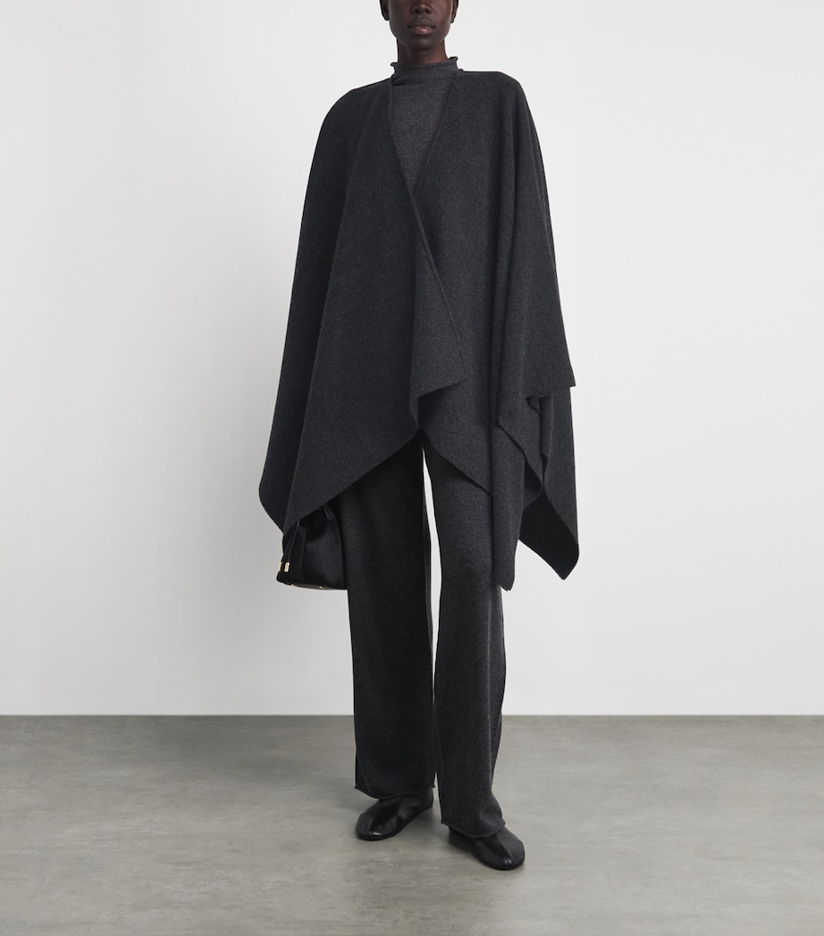 MM Womens Wool-Blend Cardigan Dark Grey Image 2