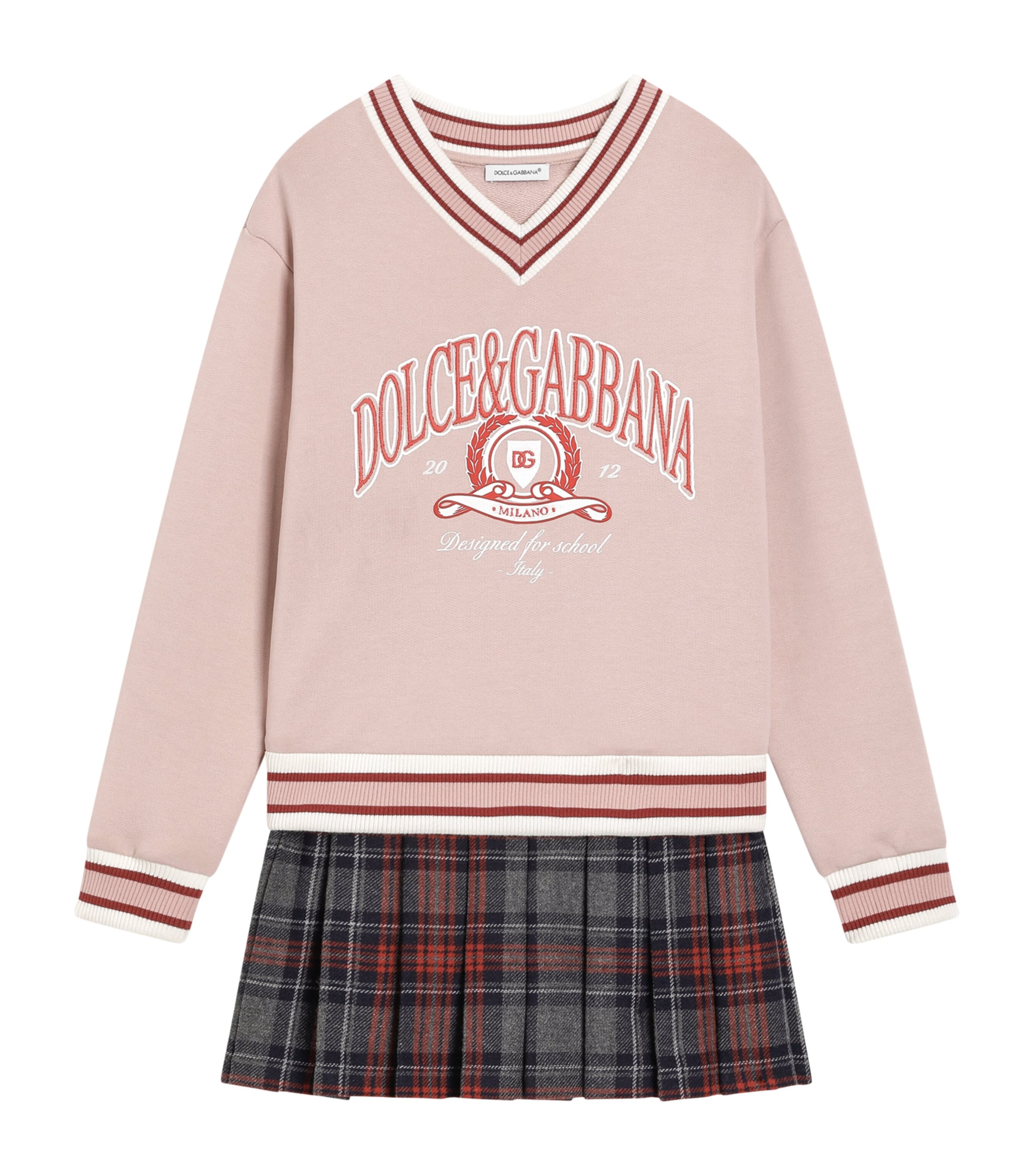 Dolce&Gabbana Kids Varsity Sweater Dress (8-13 Years) Colour Image 1