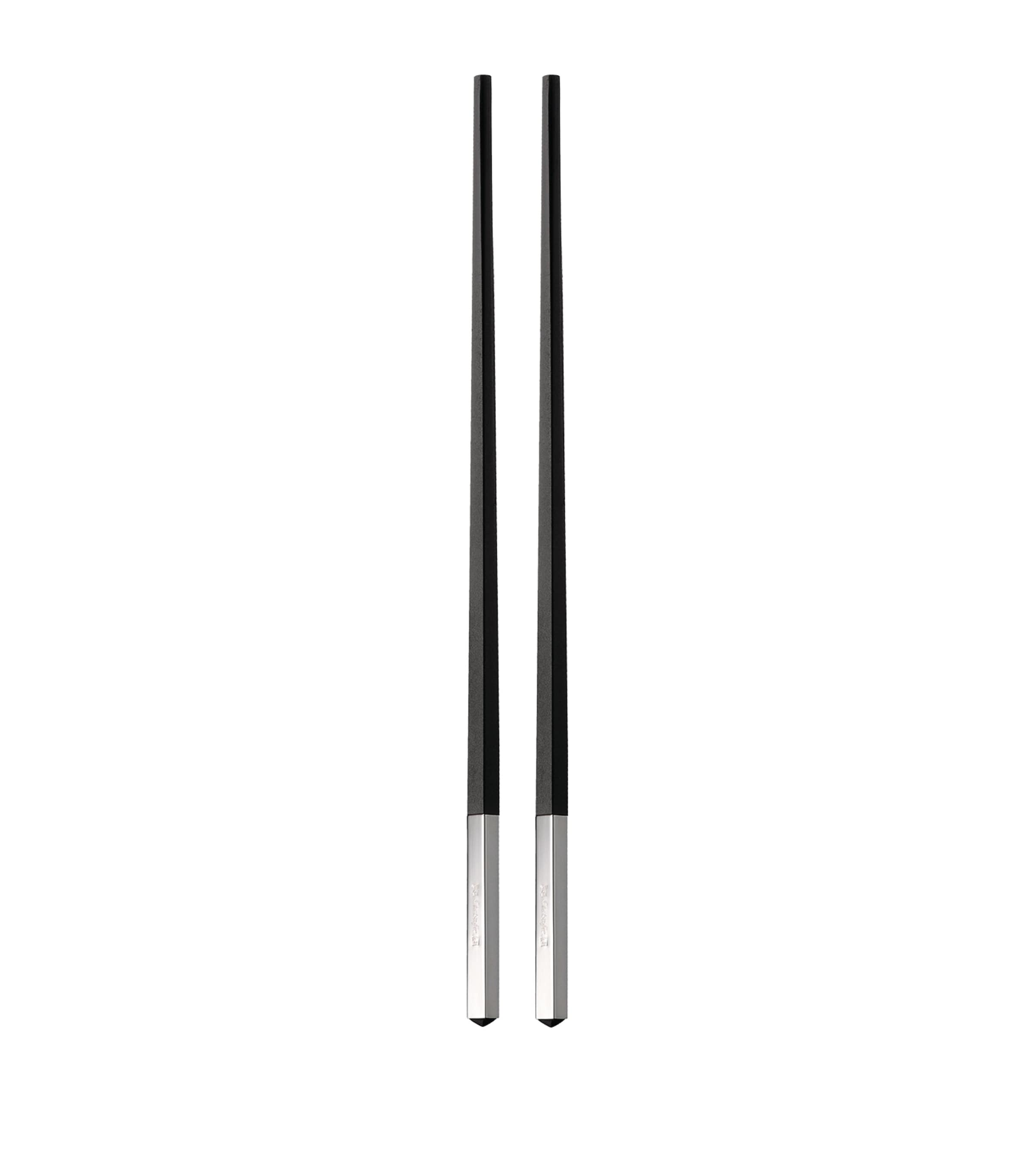 Christofle Silver-plated Uni Chinese Chopsticks In Black