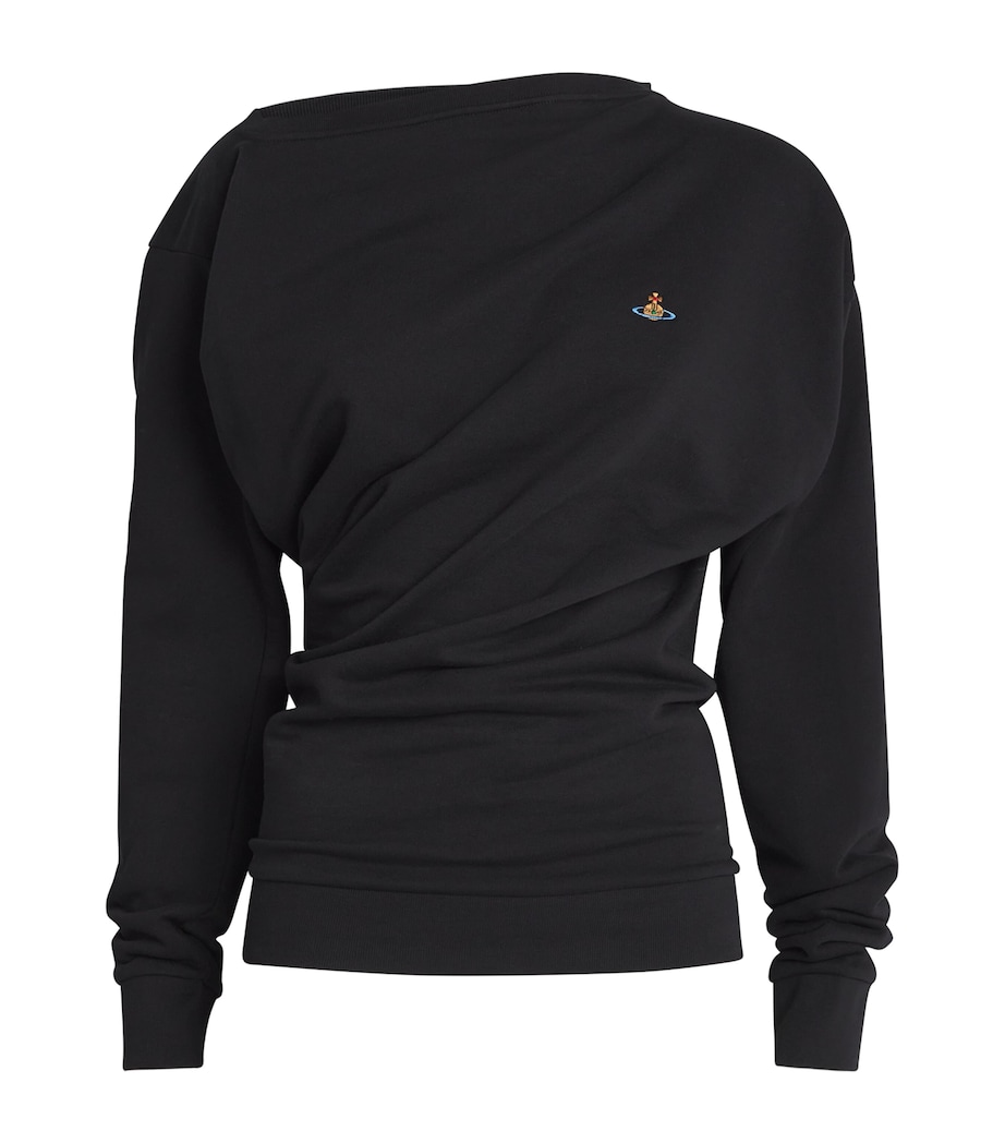 Cotton Hebo Sweatshirt N401 BLACK Image 1