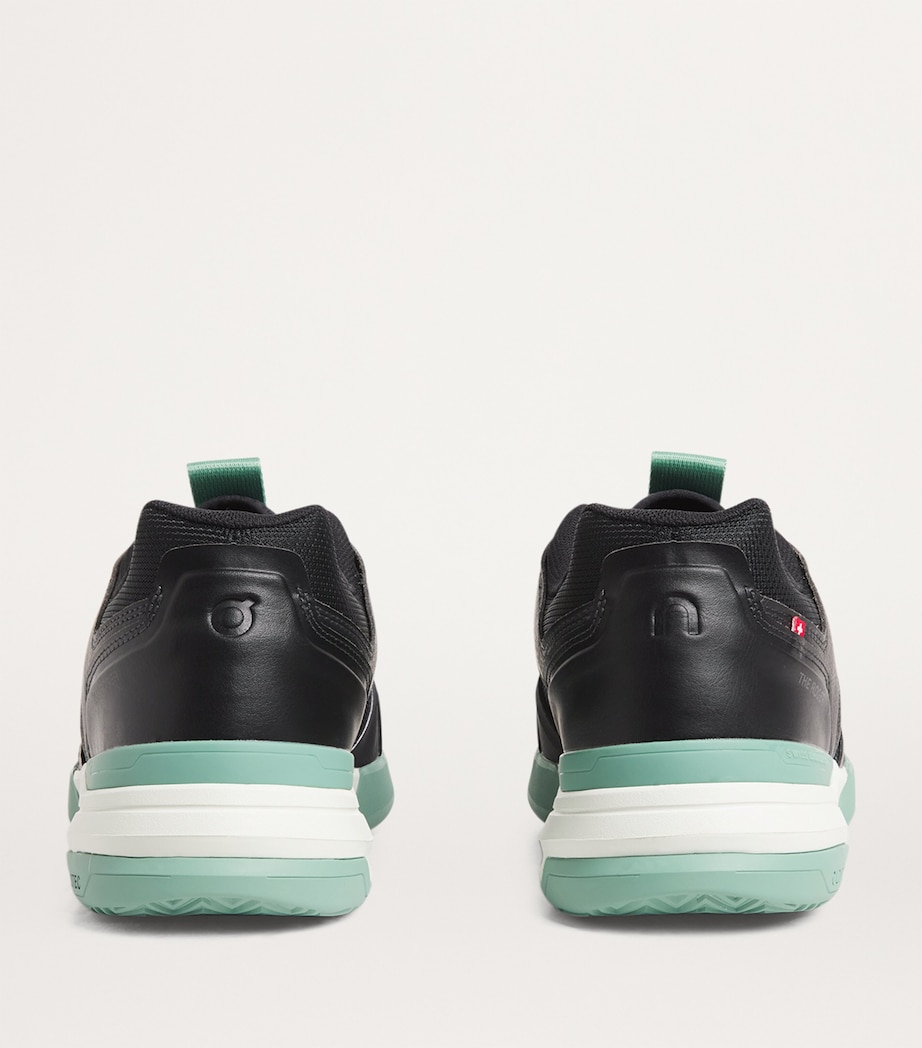 x Roger Federer The Roger Clubhouse Pro Trainers BLACK | GREEN Image 4