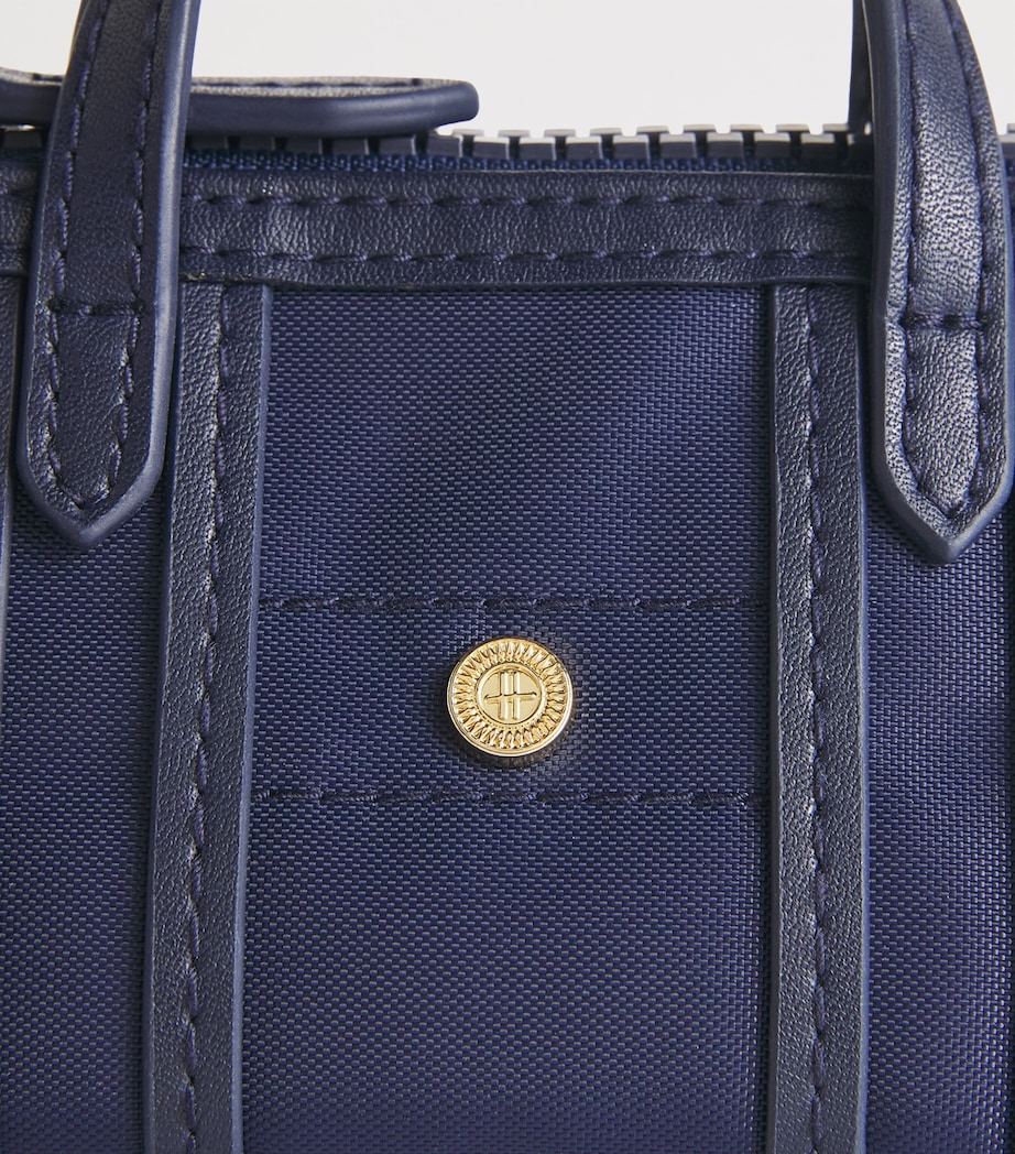 Harrods Nylon Jetsetter Bag Charm Navy Image 3