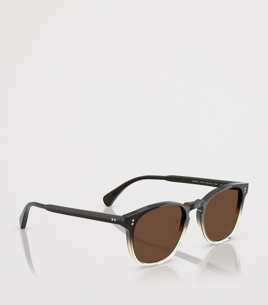 Oliver Peoples Finley Esq. Round Sunglasses Black Image 6