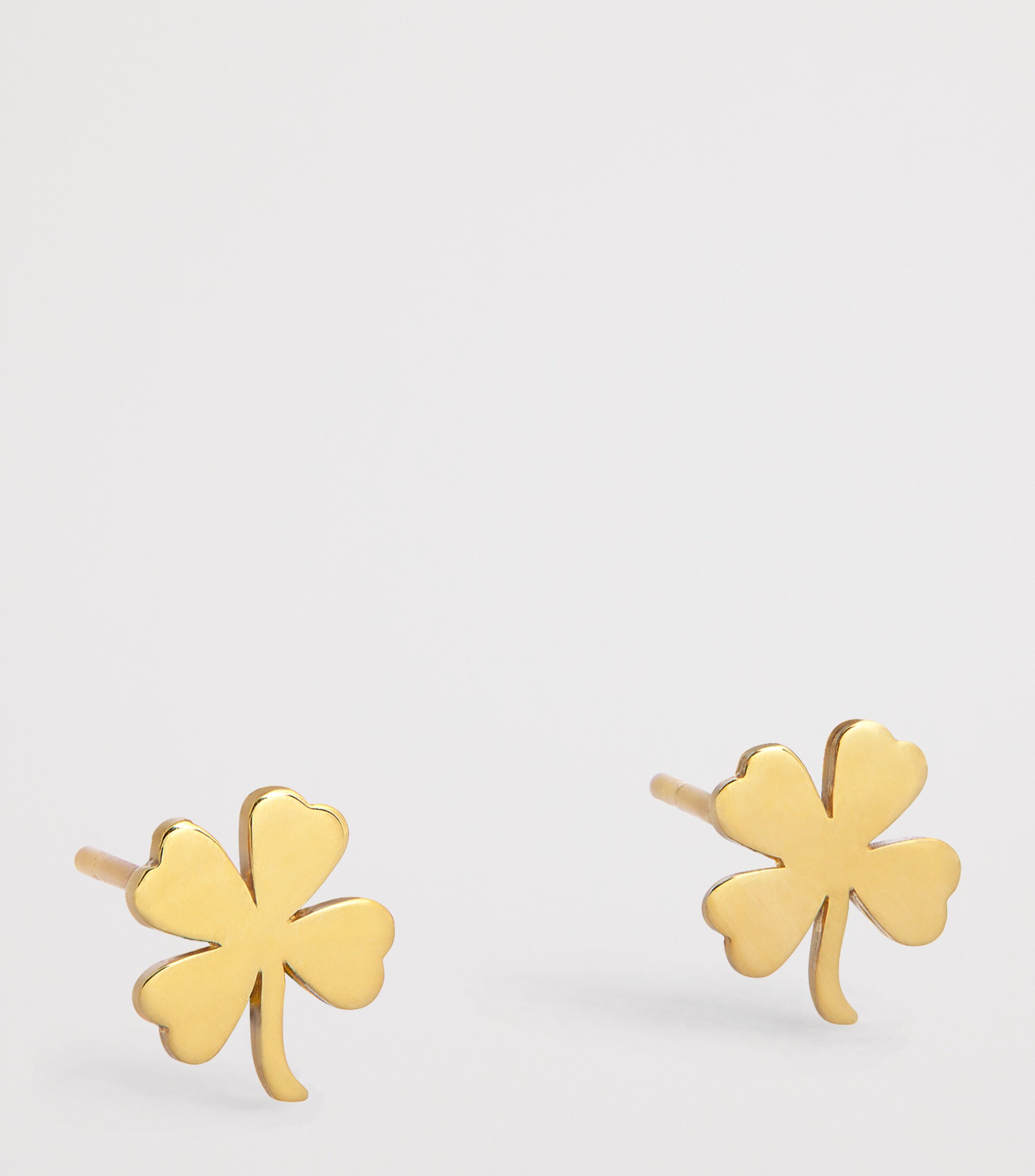 Jennifer Meyer Yellow Gold Clover Stud Earrings Yellow Gold Image 3