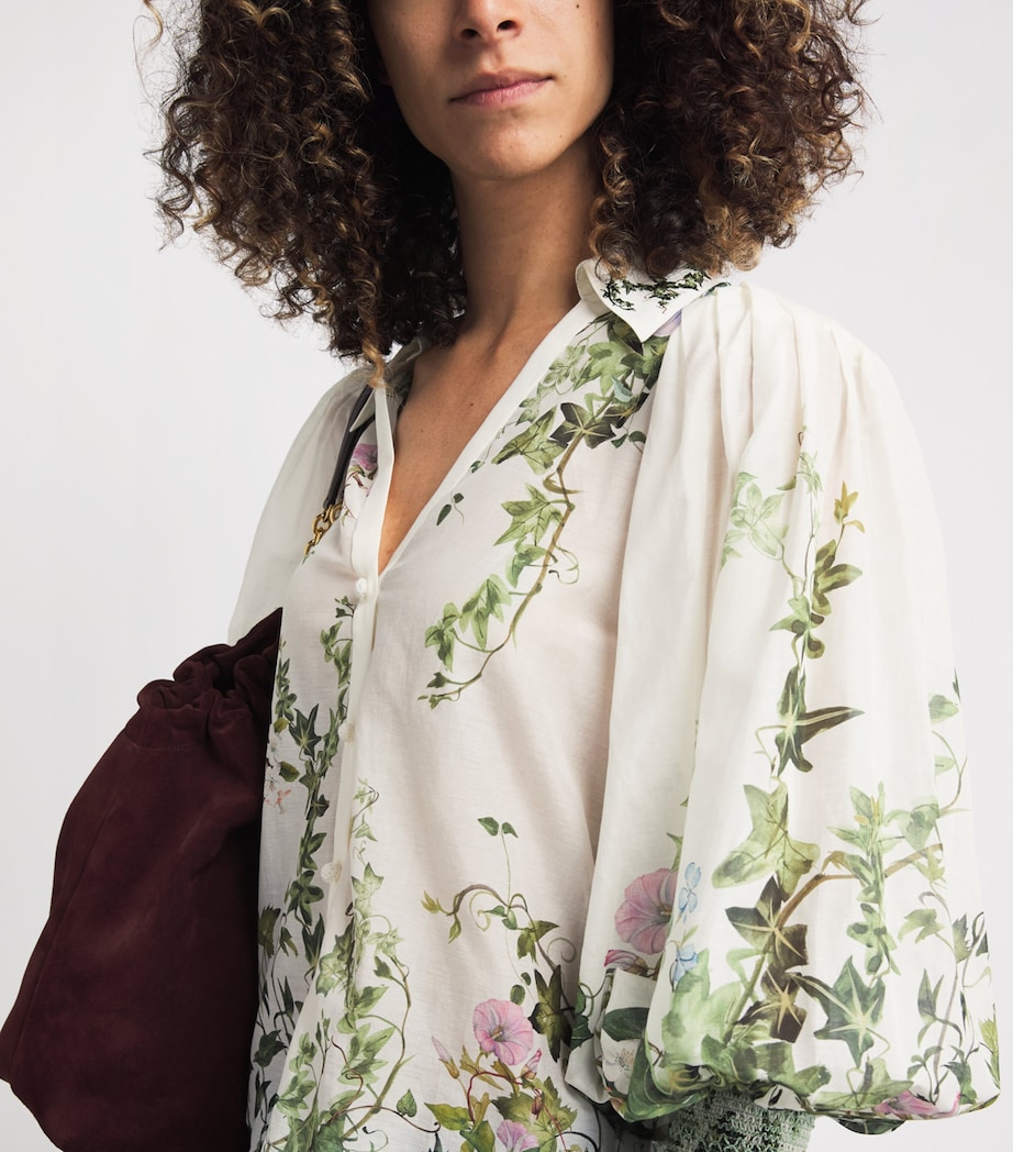 Cotton-Silk Charis Blouse IVY ROMANCE F108 Image 6