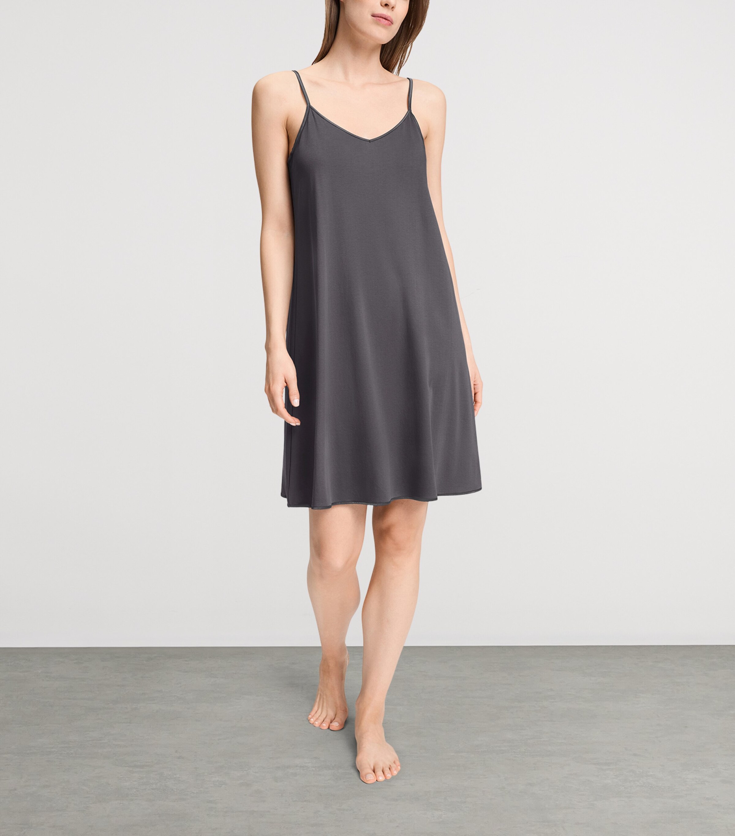 Hanro Womens Cotton Silk Nightdress Boulevard Image 2