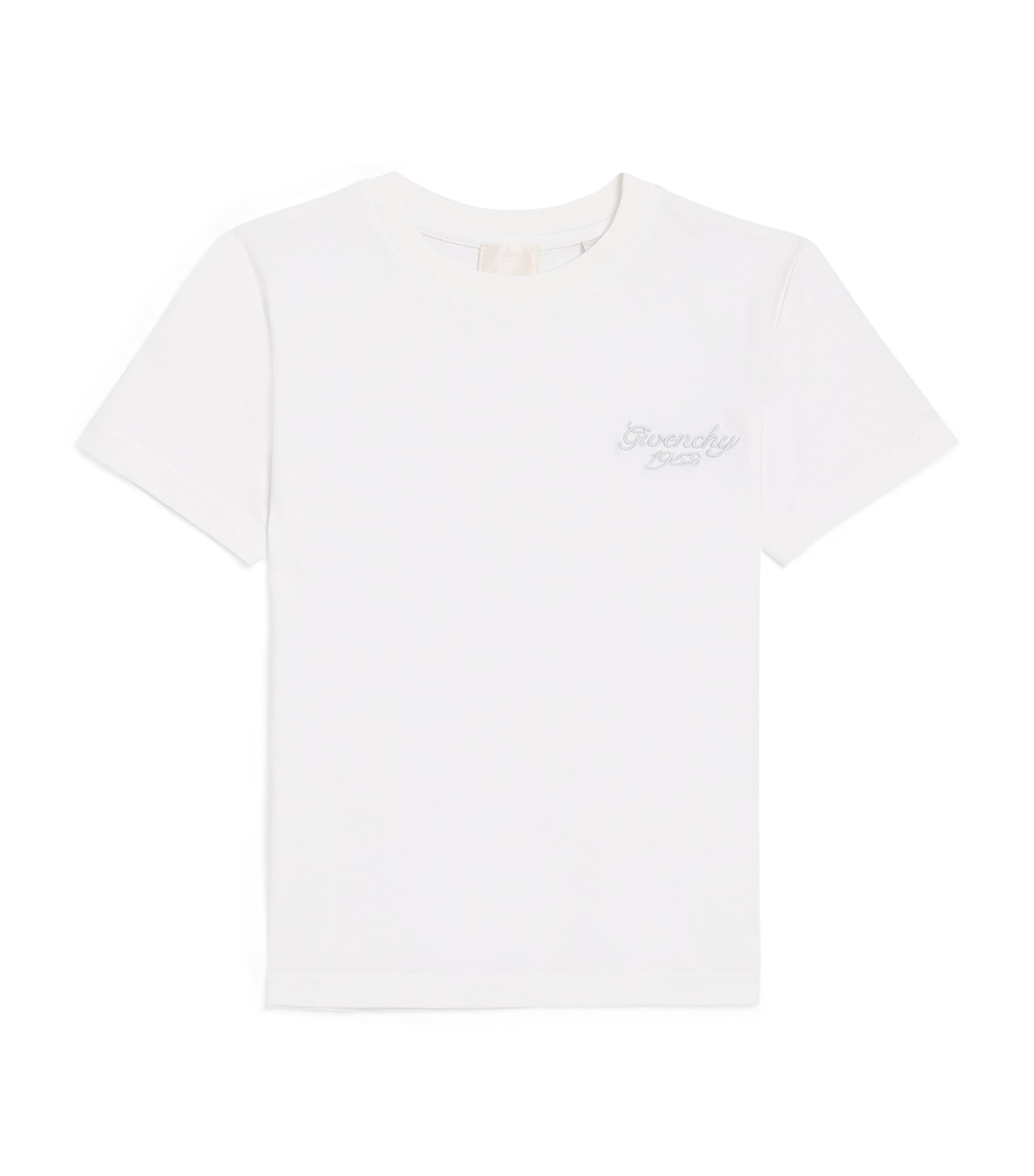 Givenchy Kids Cotton Embroidered Logo T-Shirt (4-12+ Years) White Image 1