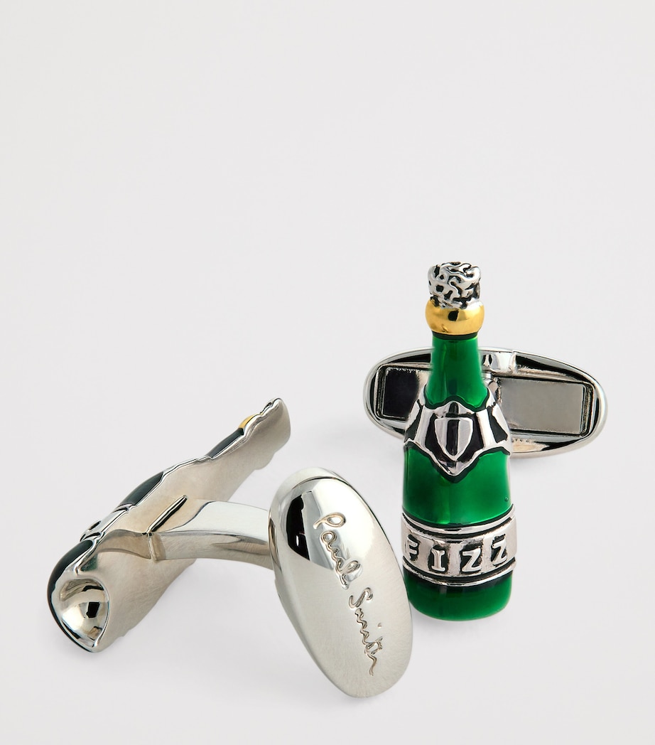 Champagne Cufflinks 38_BOTTLE GREEN Image 5