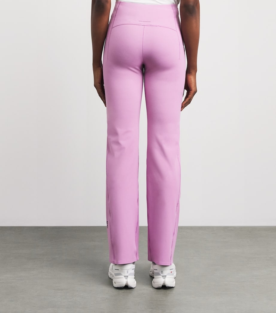 On Womens Studio Flared Leggings Pink Image 5