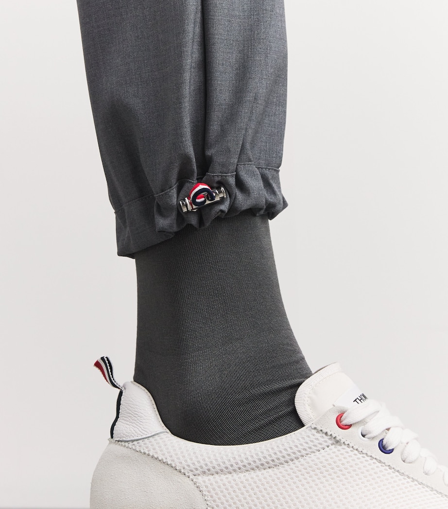 Wool 4-Bar Trousers MED GREY Image 6