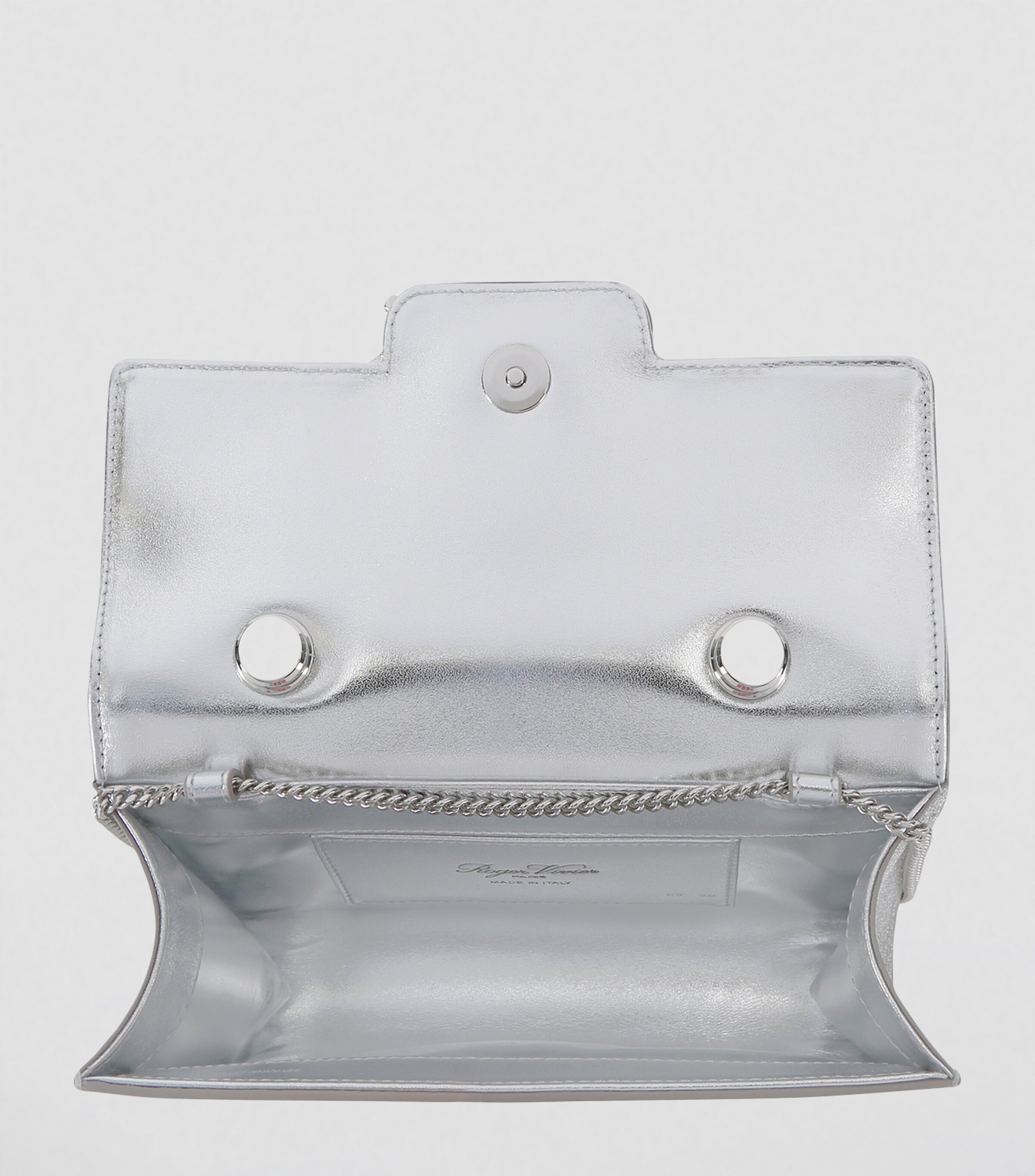 Roger Vivier Mini Flower Jewel Envelope Top-Handle Bag