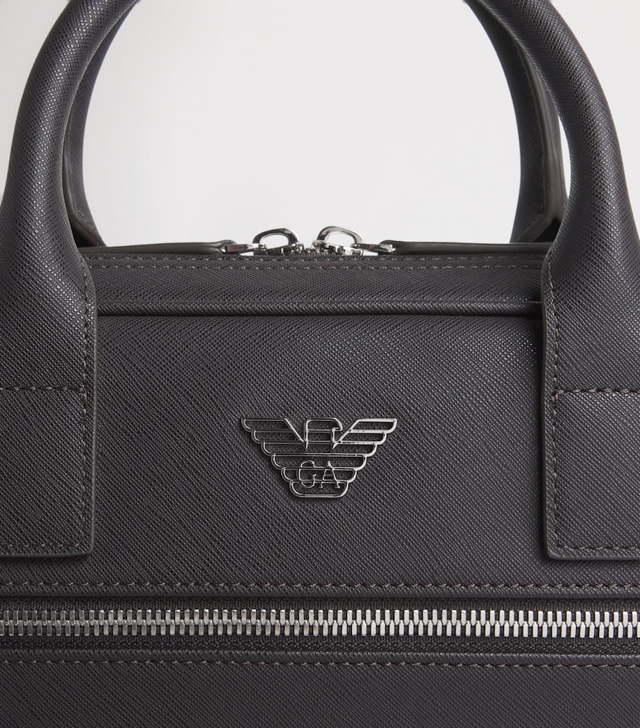 Emporio Armani Saffiano Leather Briefcase Image 5