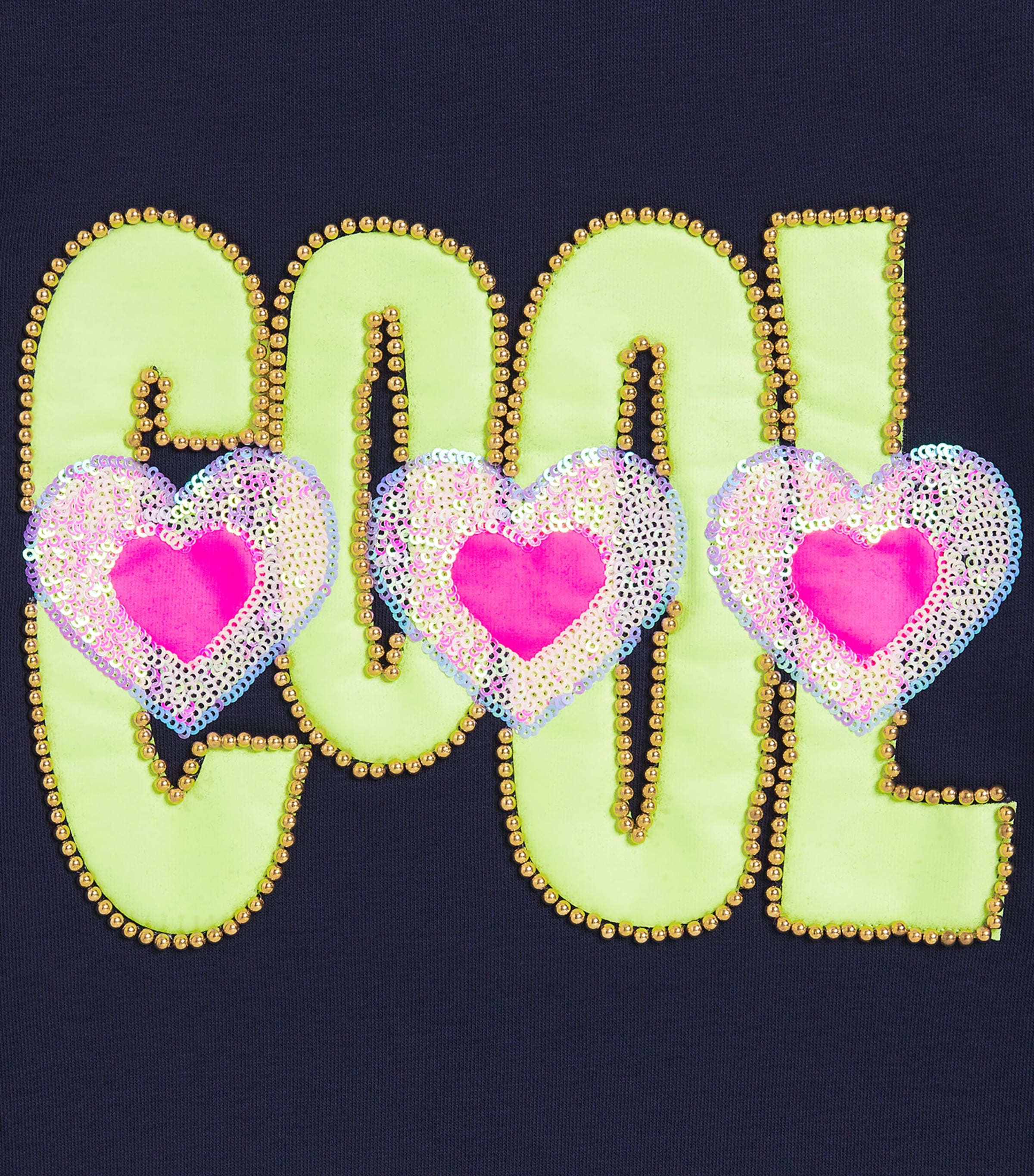 Billieblush Cotton Cool Sweatshirt (2-12 Years) Navy Image 3