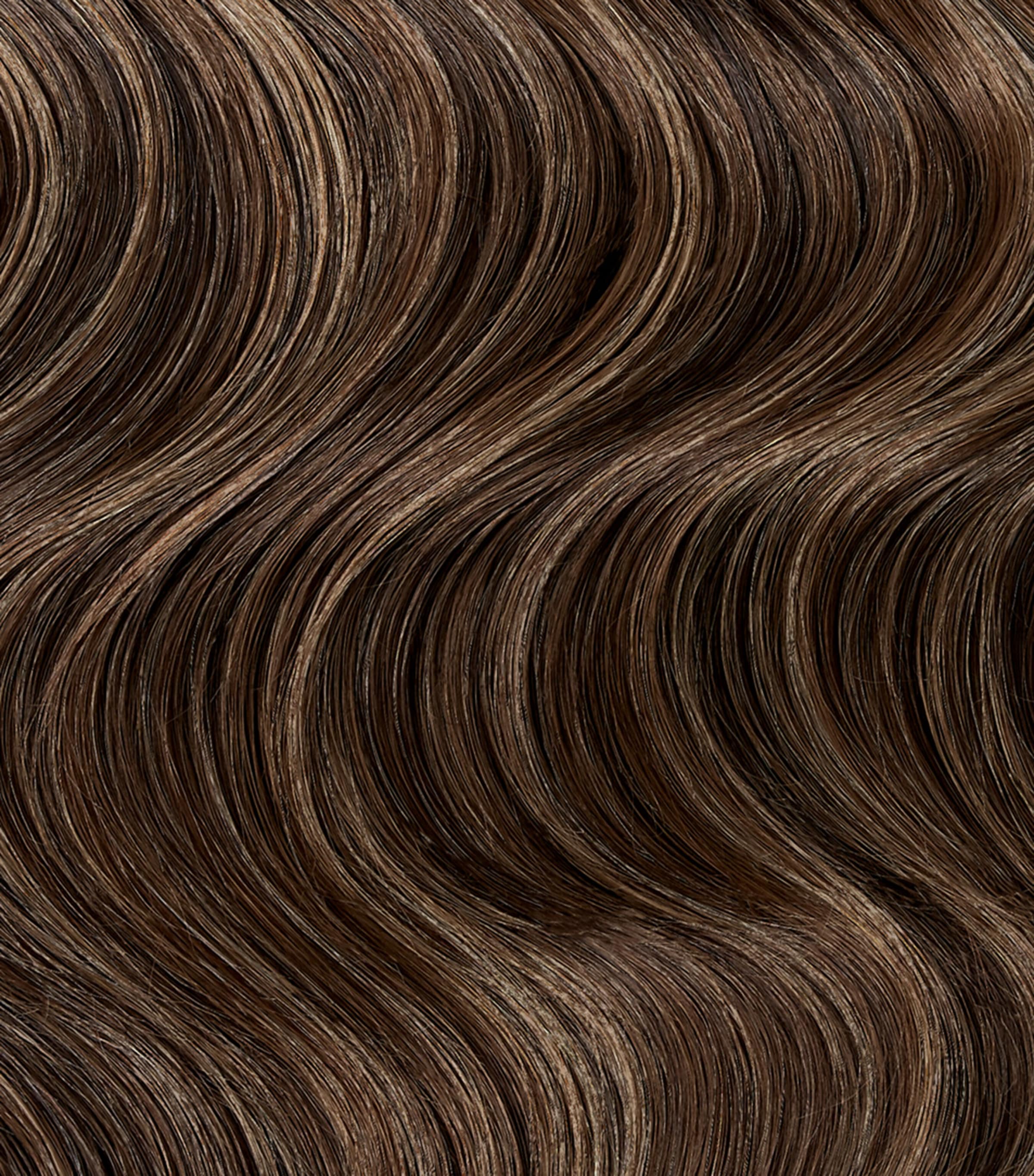 Beauty Works x Huda BARELY THERE Mix & Match Volumiser Clip-In Hair Extensions (20") SPICED OUD Image 2