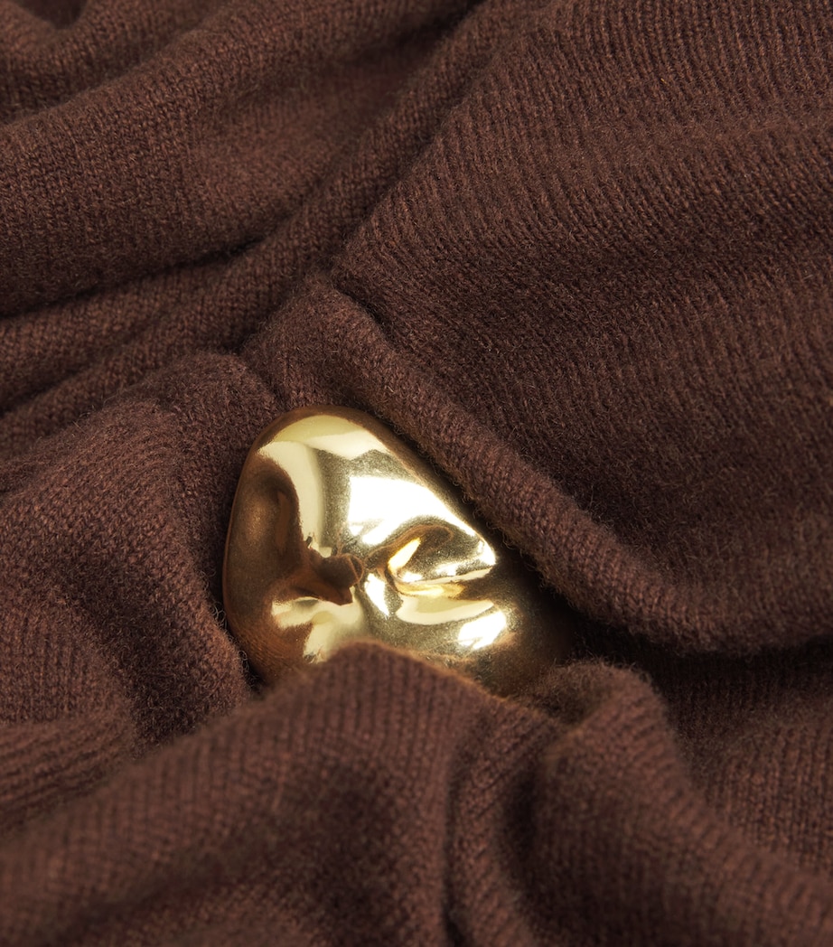 Wool-Silk-Cashmere Midi Dress 1269 EBANO Image 5