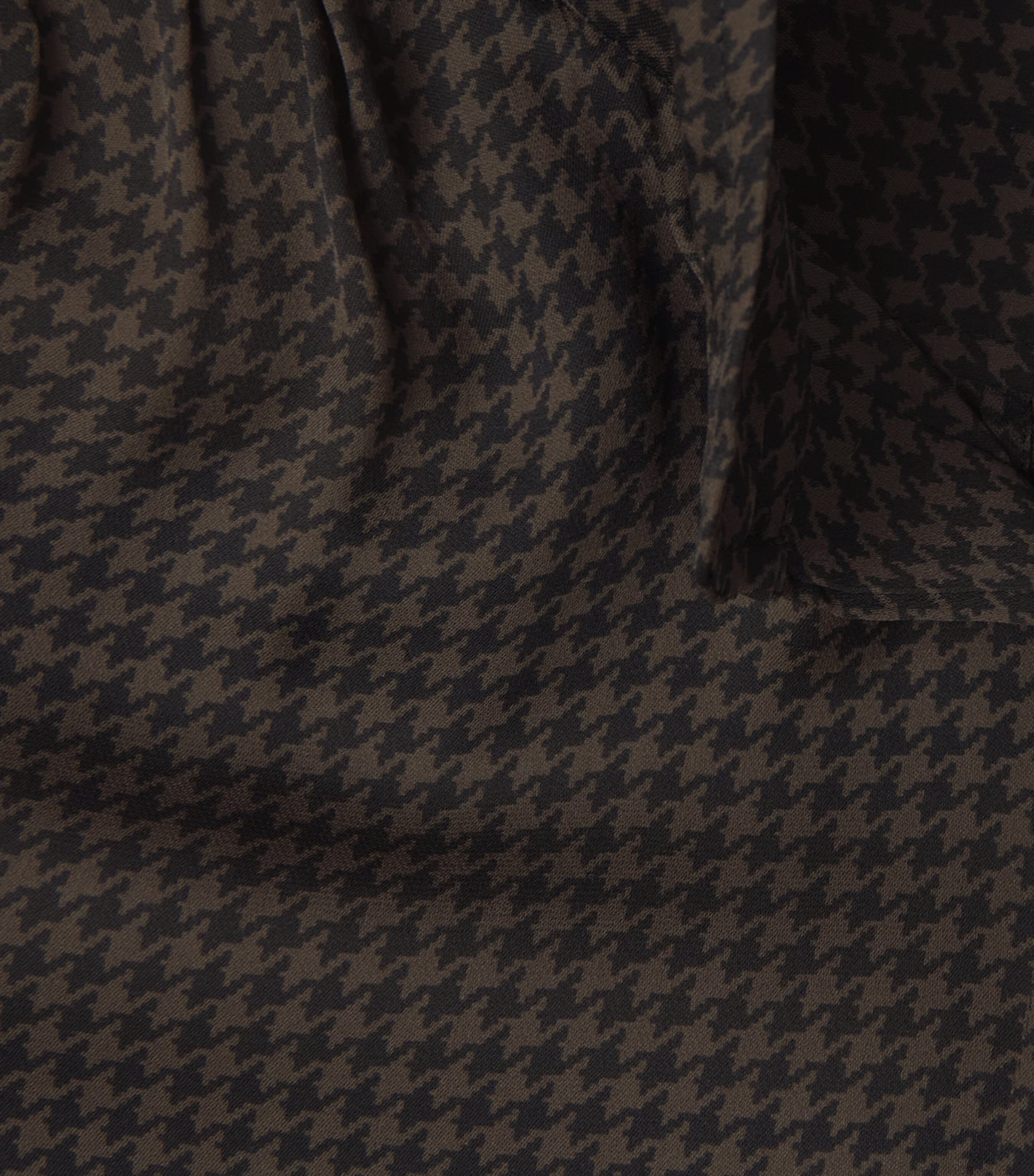 Silk Houndstooth Gillian Top AMERICANO MULTI Image 5