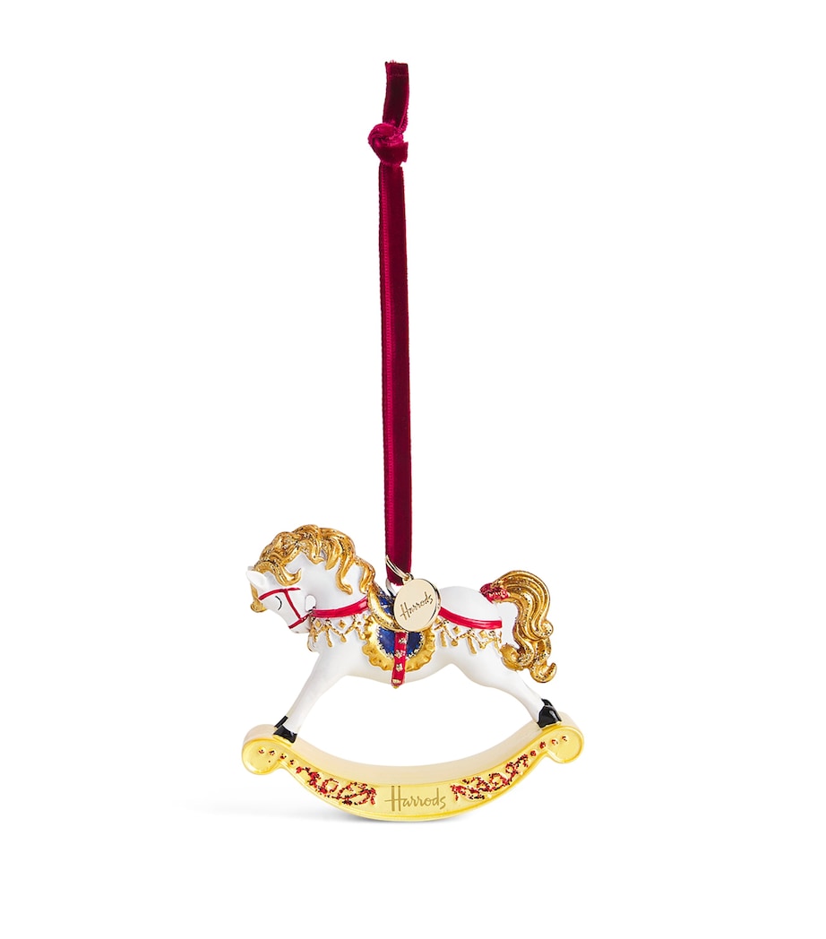Harrods Rocking Horse Tree Decoration Image 1
