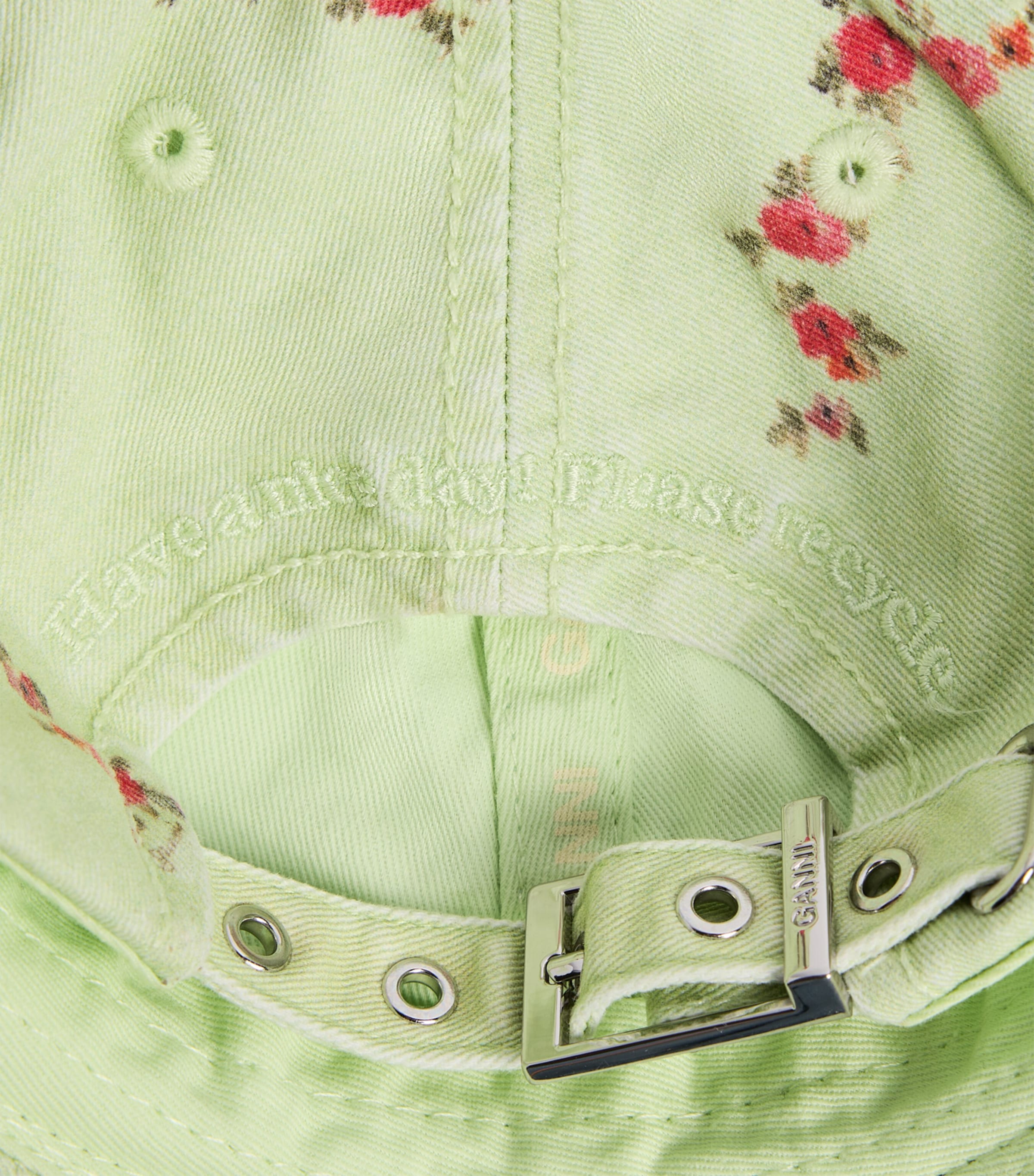GANNI Organic Canvas Baseball Cap Seedling Image 4