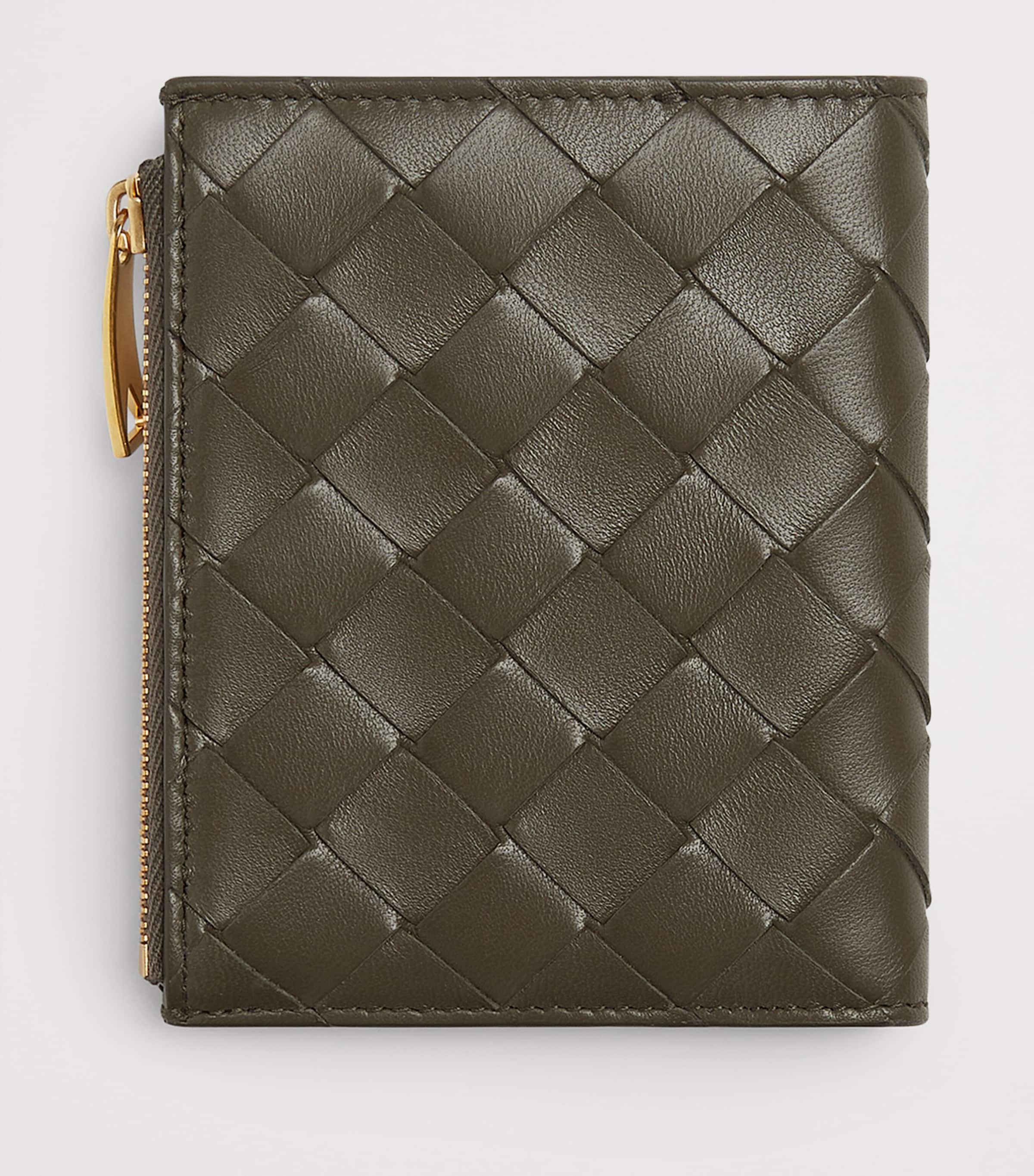 Leather Intrecciato Bifold Card Holder 3235 Image 4