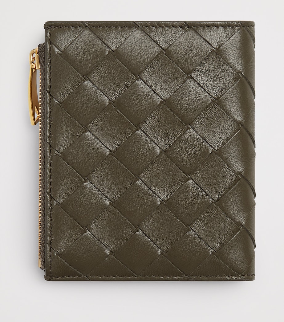 Leather Intrecciato Bifold Card Holder 3235 Image 4