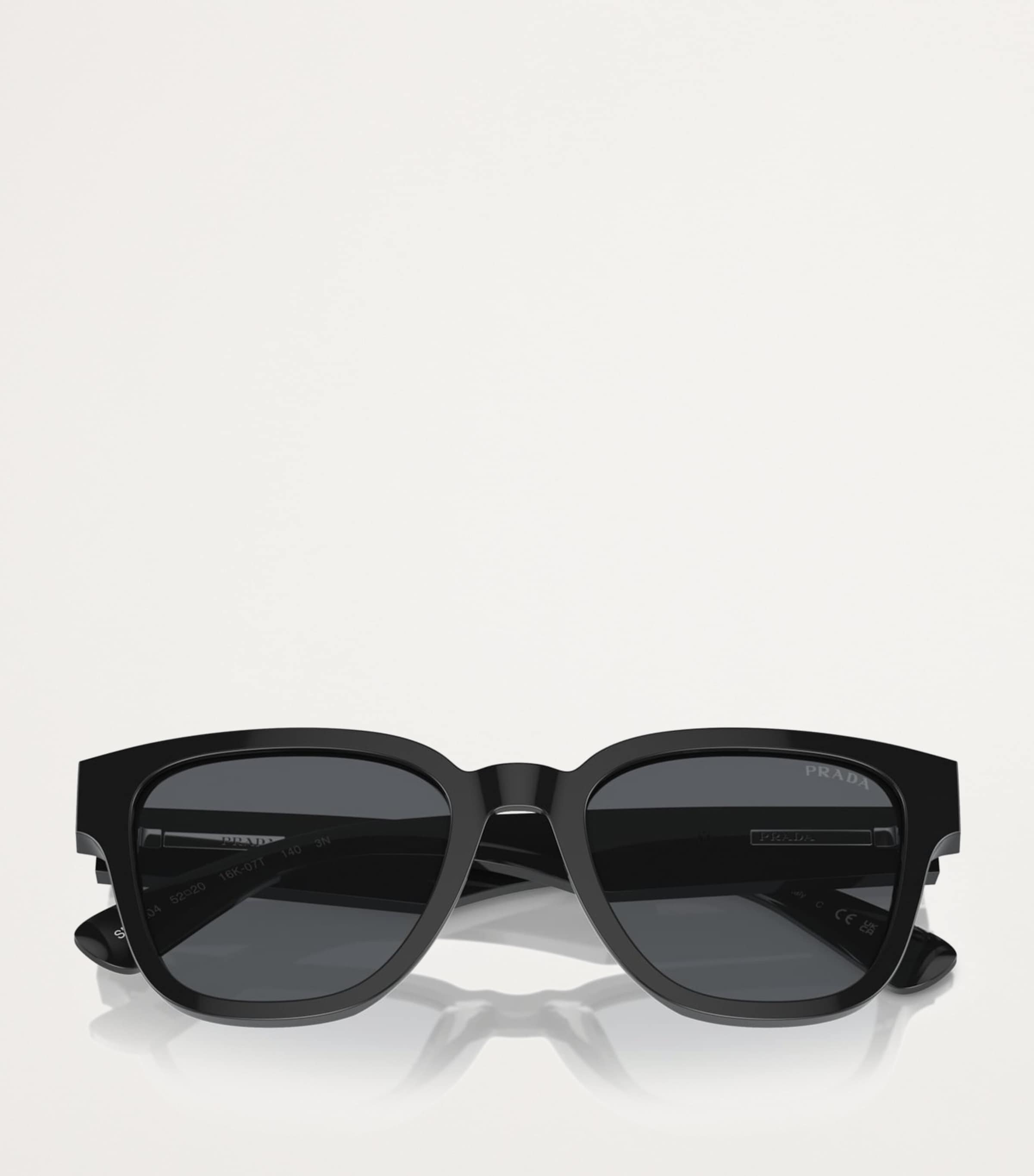 Prada Acetate Rectangular Sunglasses Image 5