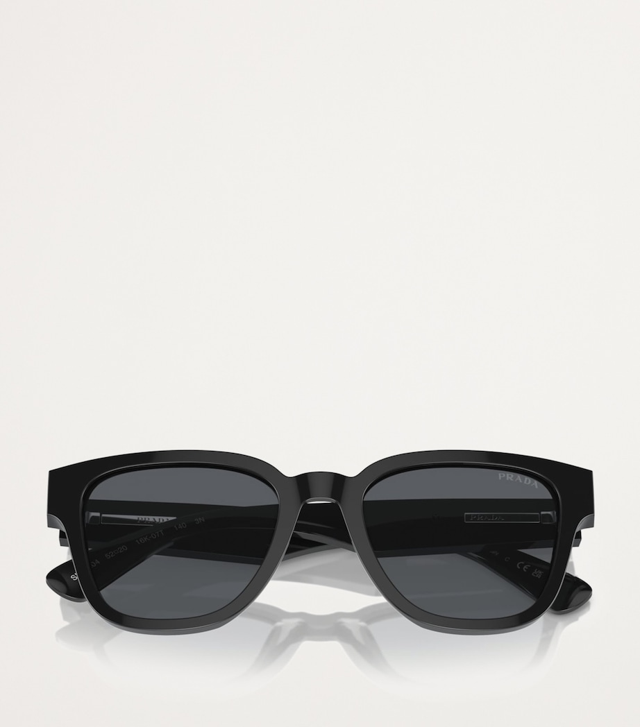 Prada Acetate Rectangular Sunglasses Image 5