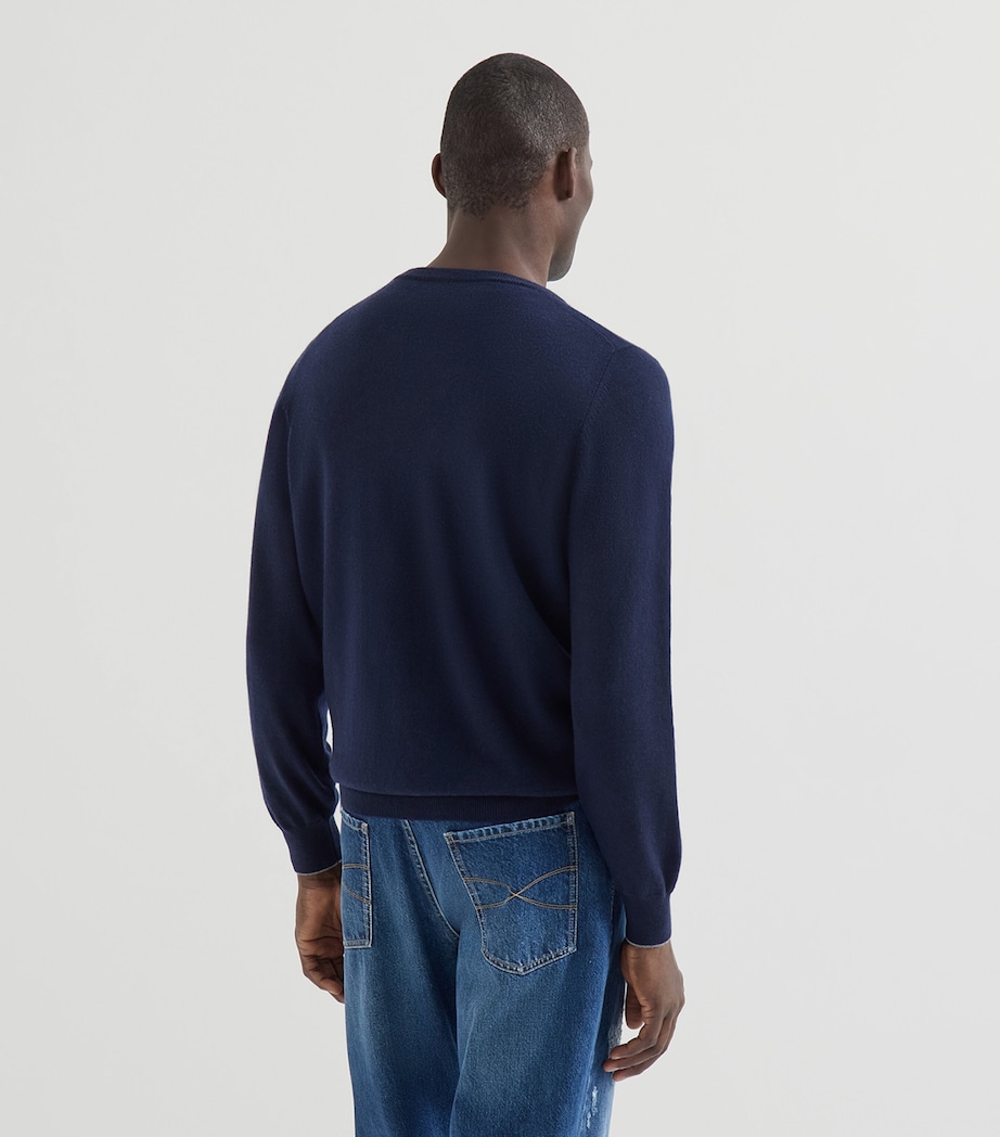 Brunello Cucinelli Mens Cashmere Sweater Image 5