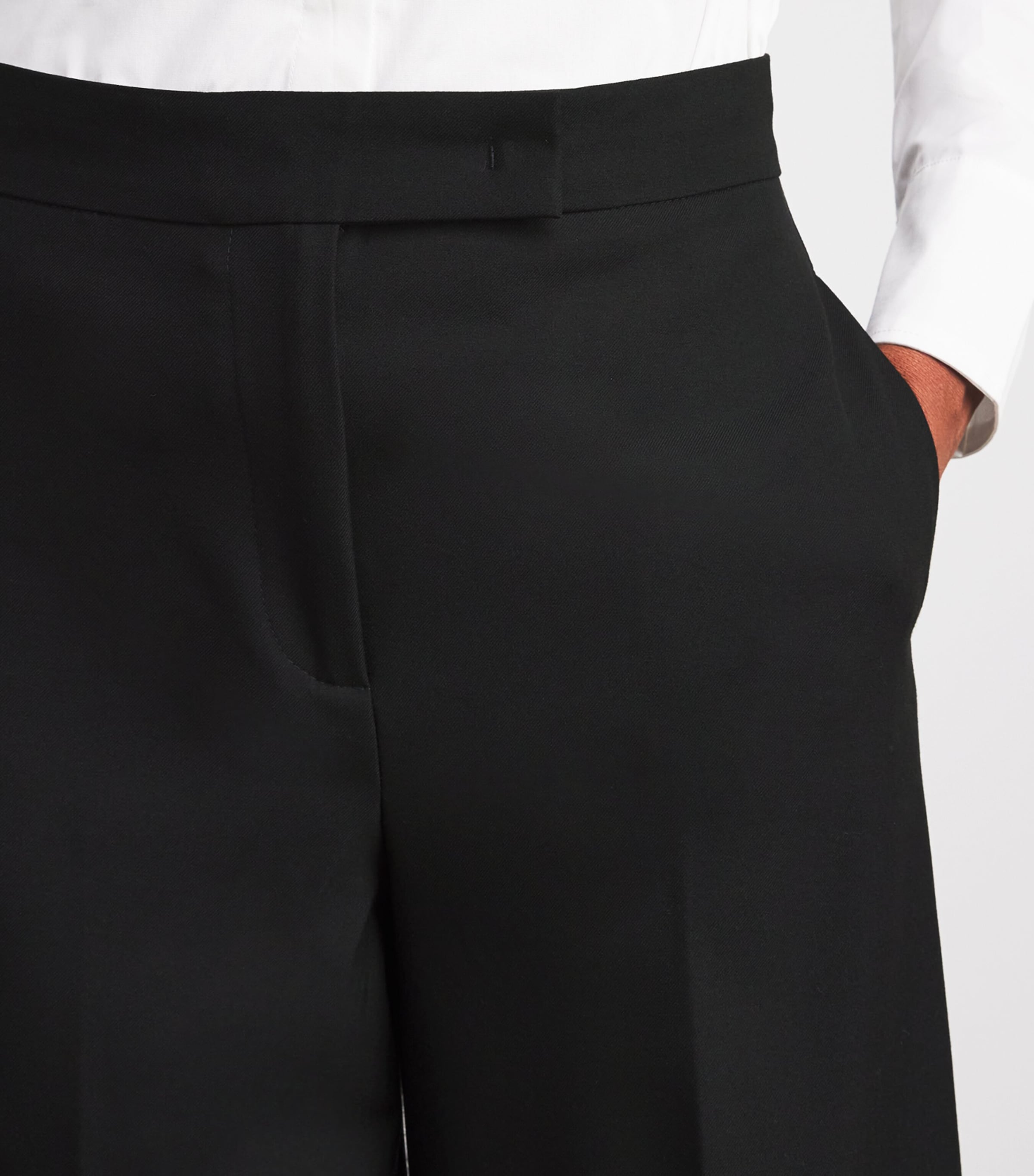Wide-Leg Trousers BLACK Image 6