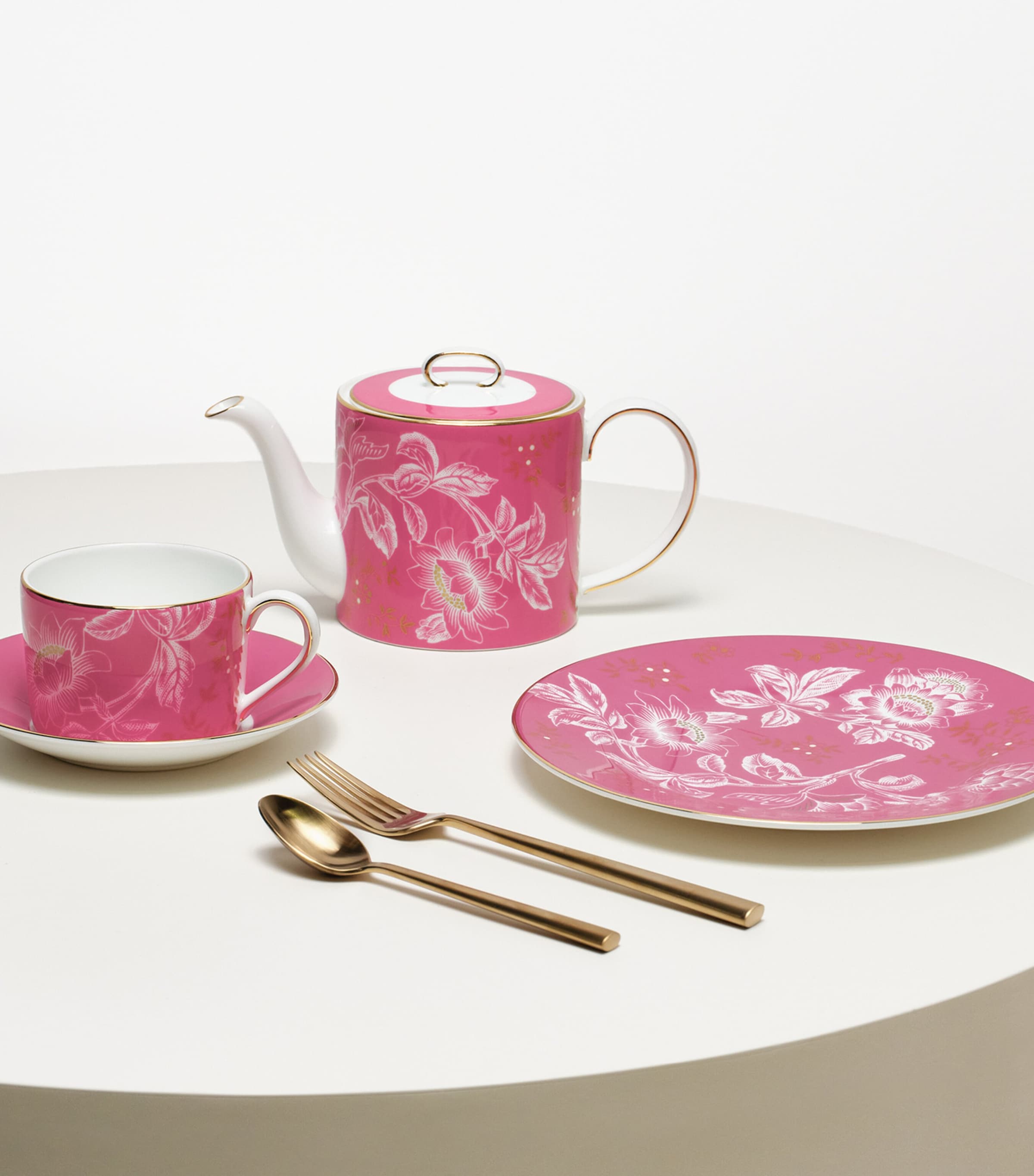 Wonderlust Pink Tonquin Plate (20.5cm) PINK Image 8