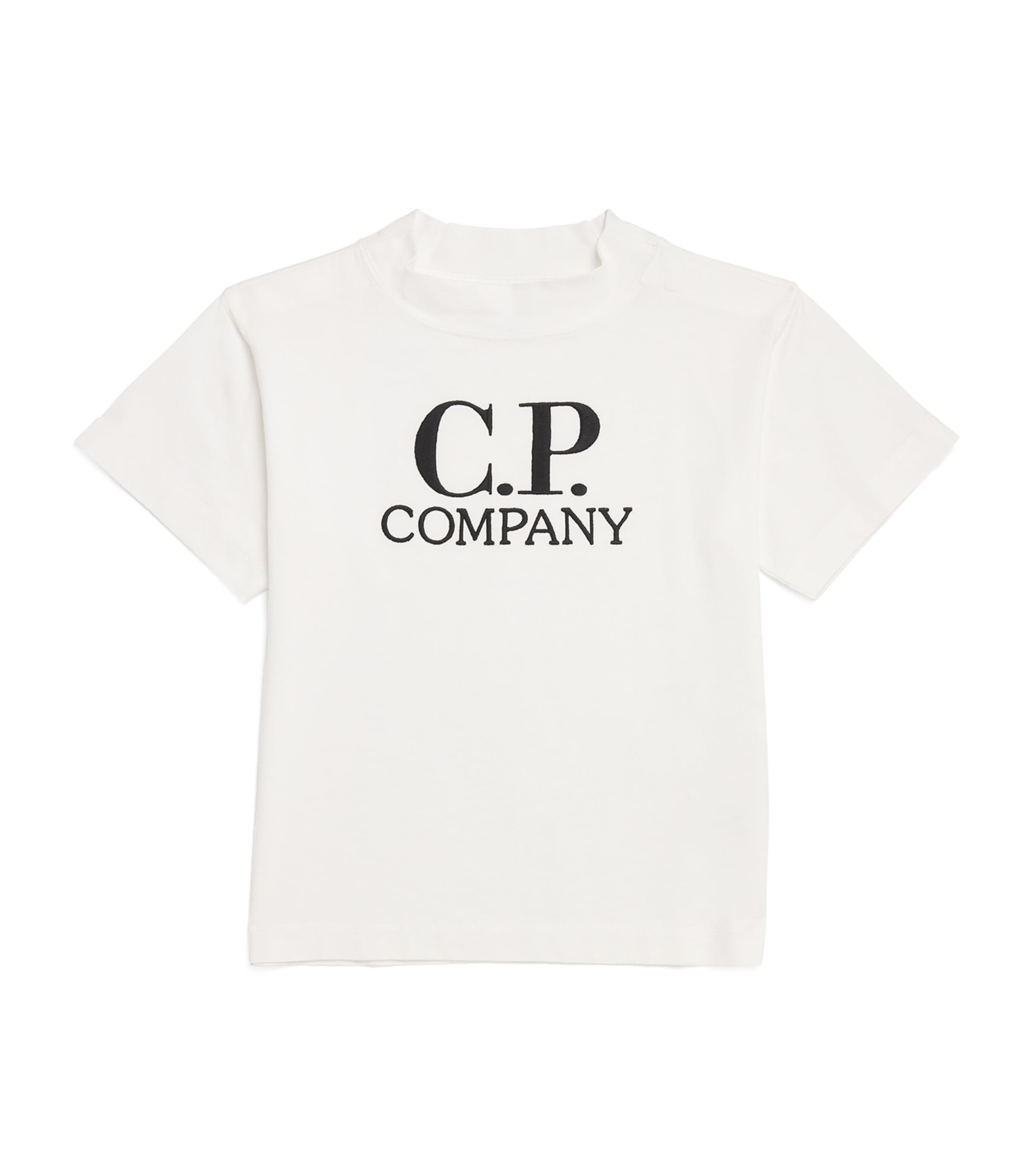 Shop C.p. Company Cotton Skyline Print T-shirt In White