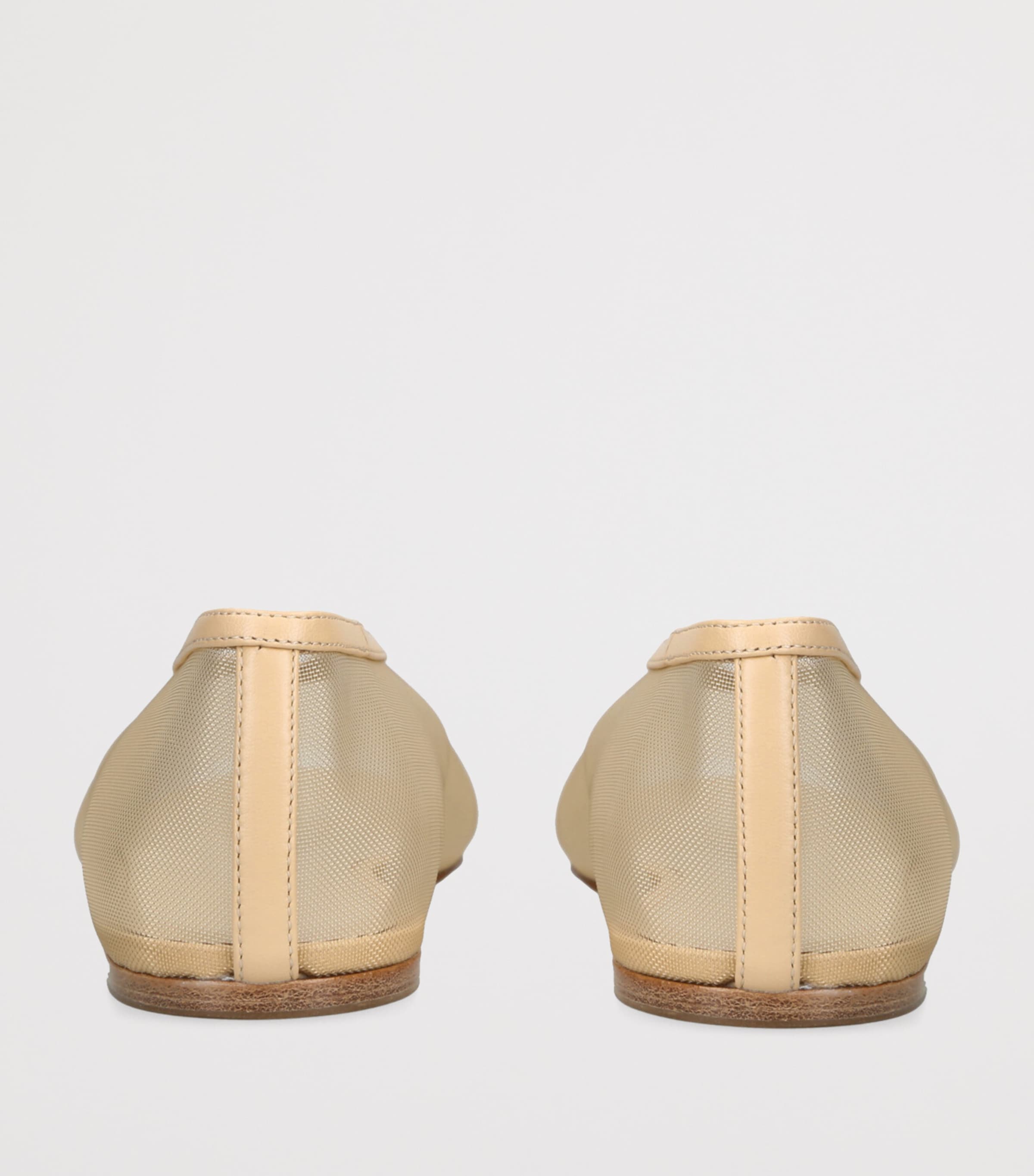 Le Monde Beryl Mesh Luna Ballet Flats Bone Image 2