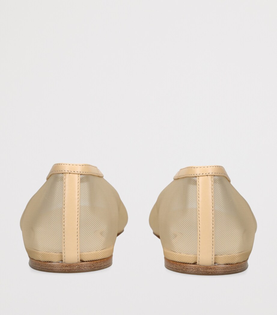 Mesh Luna Ballet Flats BONE Image 2