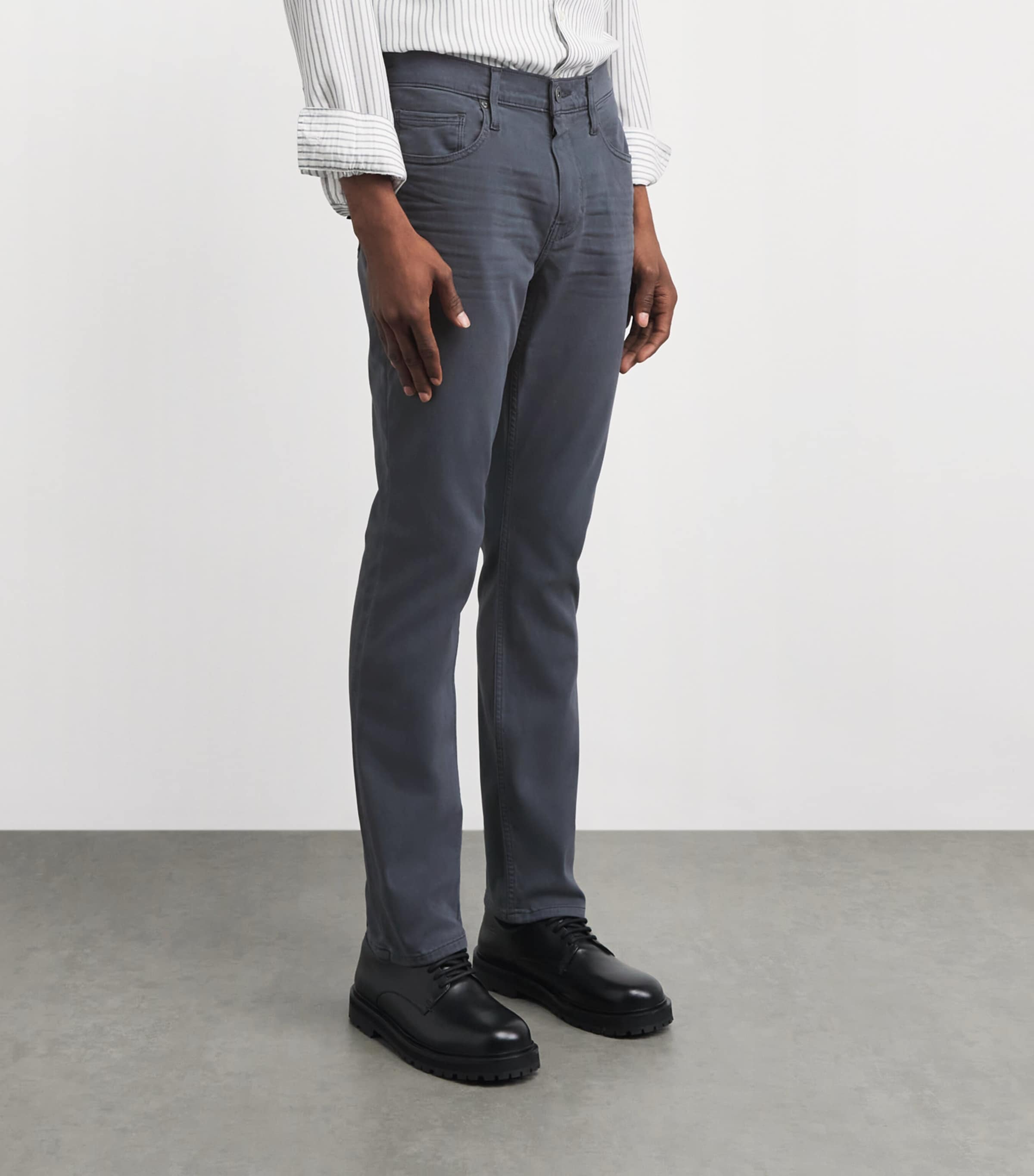 PAIGE Mens Federal Slim-Straight Jeans Vintage Tidal Wave Image 5