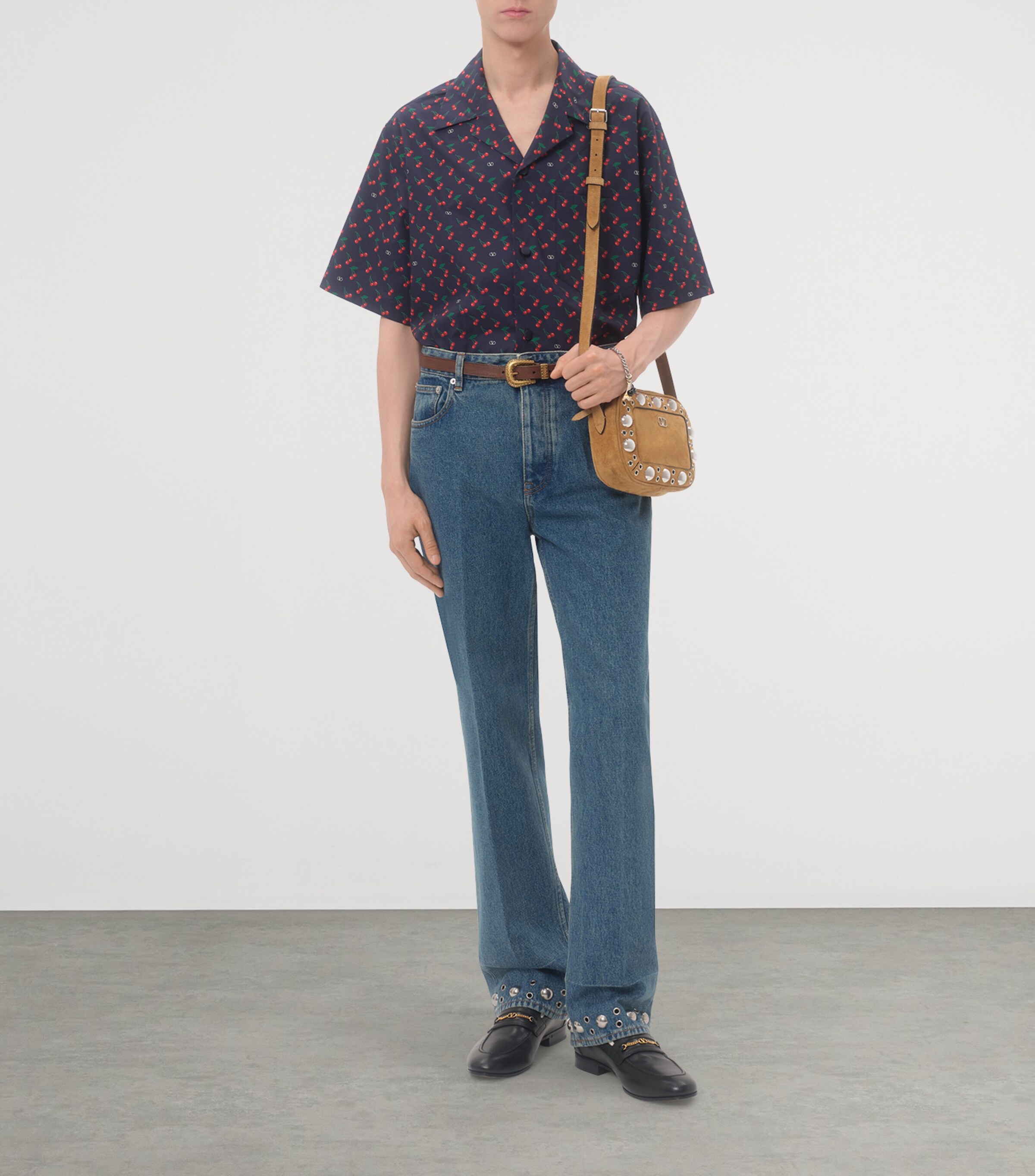 Cotton Cherry Bowling Shirt CZQ Image 6