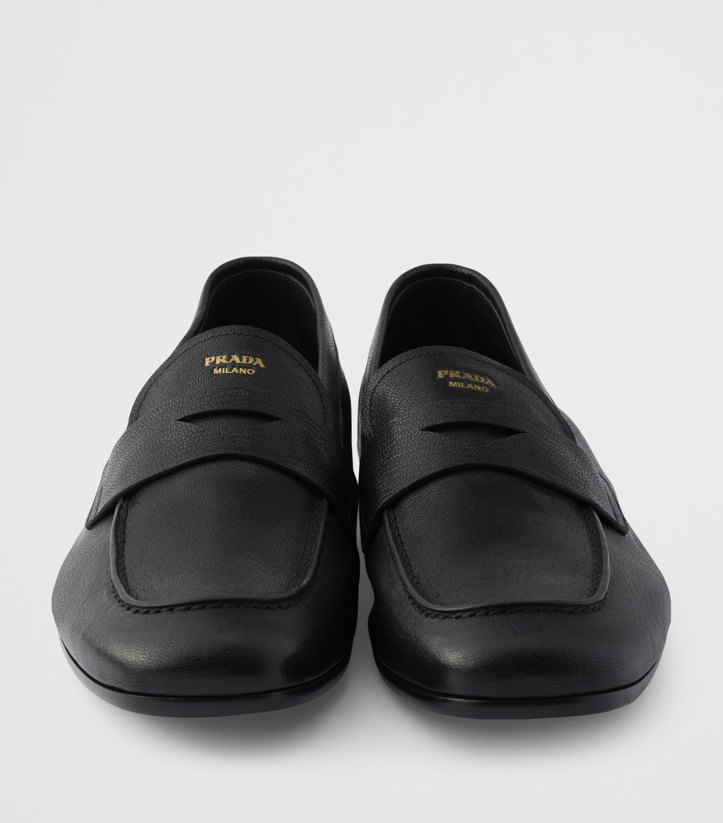 Grained Leather Loafers F0002 Image 5