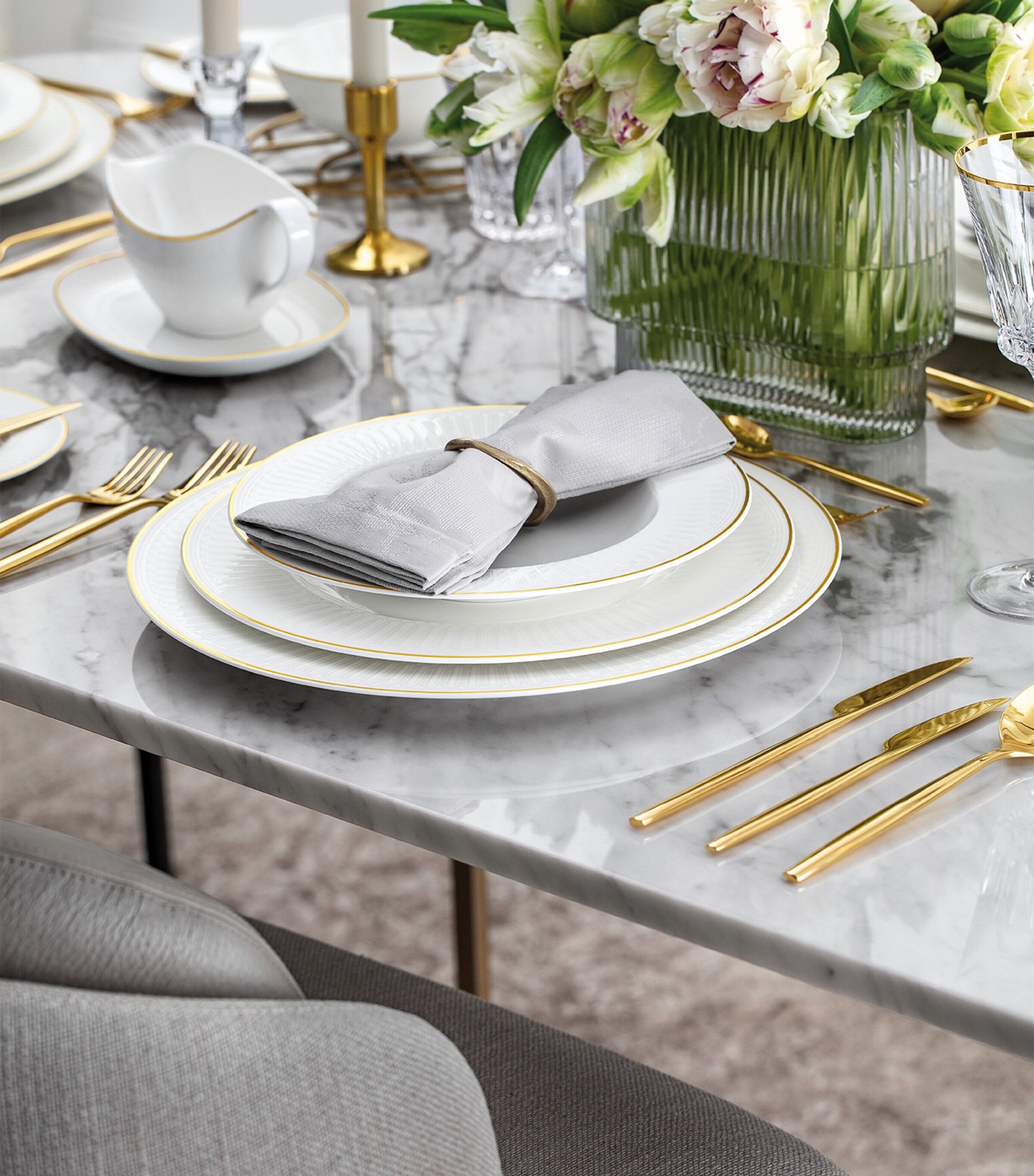 Château Septfontaines Deep Plate (29cm) WHITE Image 3